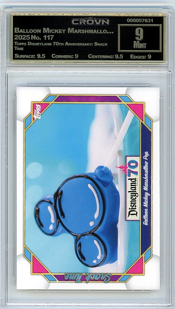 2025 Balloon Mickey Marshmallo... Topps Disneylan: Graded by Crown Grading. Grade: 9.00. Mint