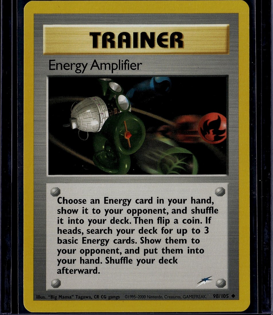 Energy Amplifier Trainer Pokemon Card 98/105 1995 (1 of 1)