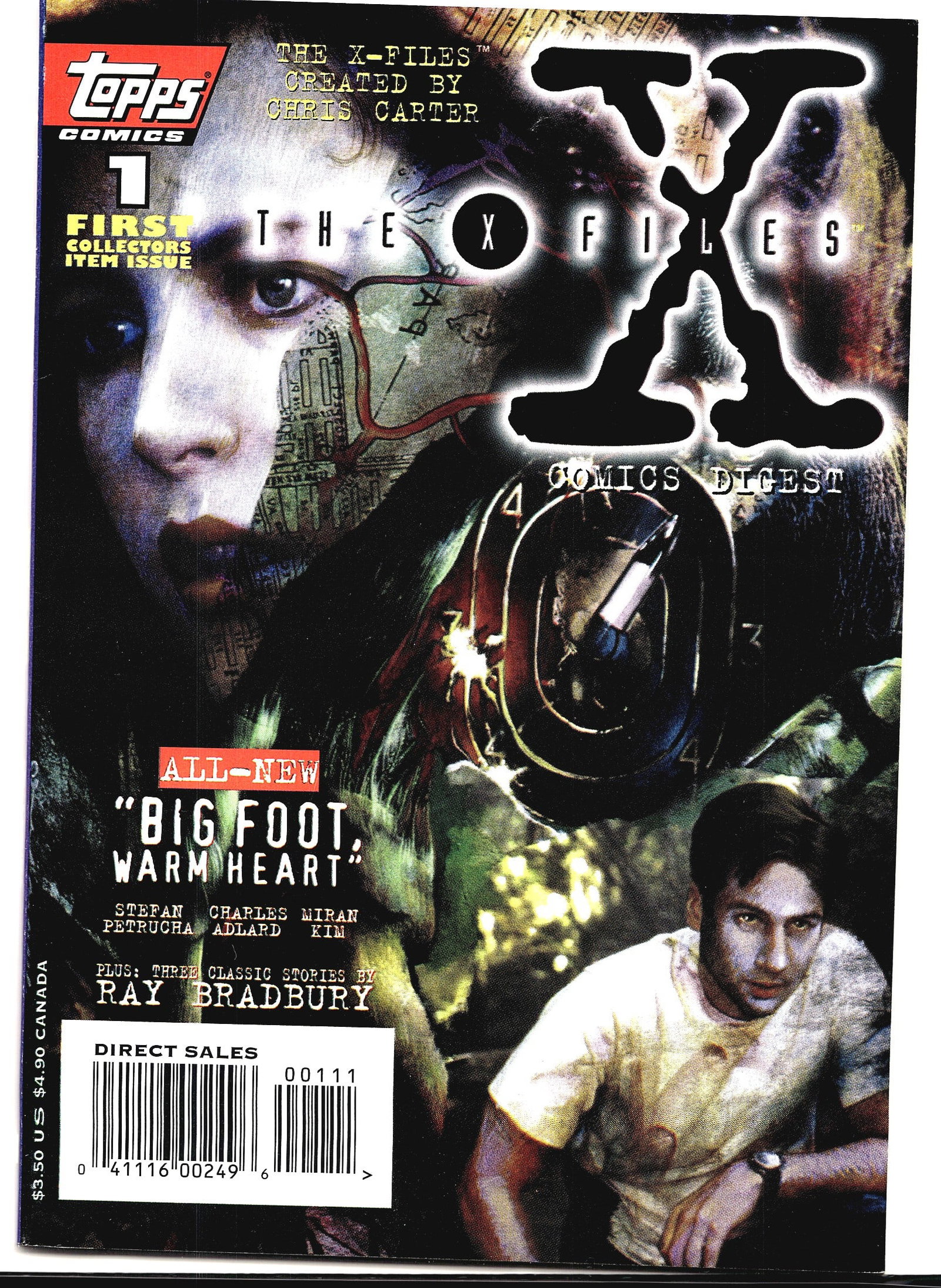The X-Files Comics Digest #1 Topps First Collecto (1 of 1)