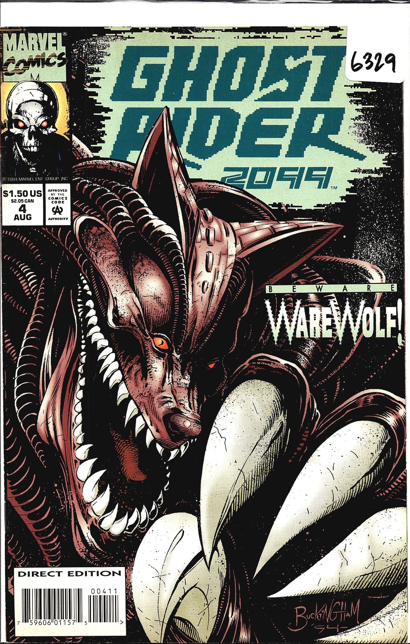 Ghost Rider 2099 #4 Marvel Comics 1994 Comic Book (1 of 1)