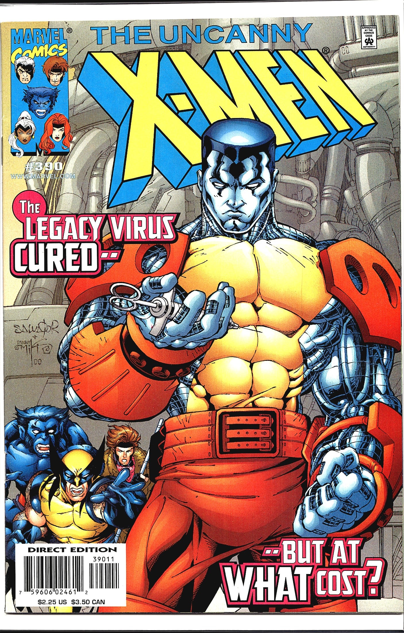The Uncanny X-Men #390 2001 Marvel Comics Comic B (1 of 1)
