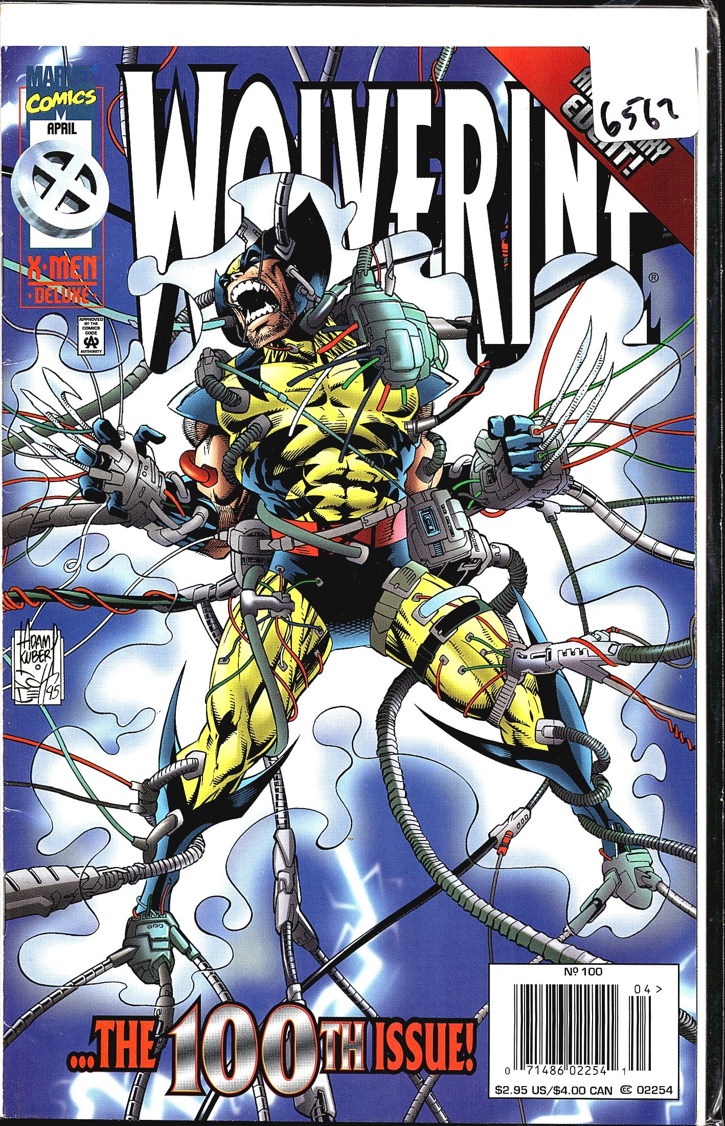 1992 Marvel Comics Wolverine #100 Comic Book (1 of 1)