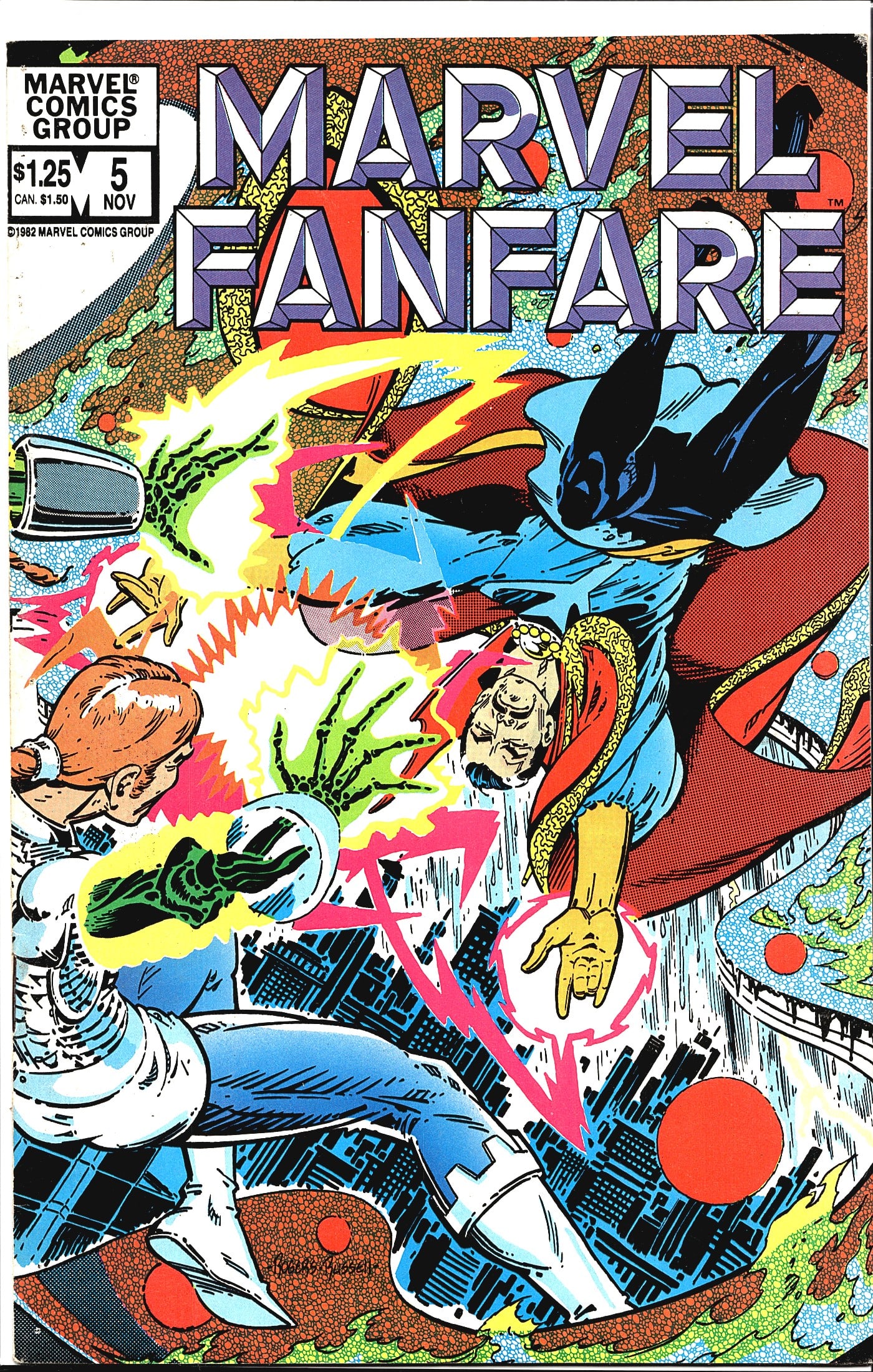 1982 Marvel Fanfare #5 Comic Marvel Comics Group (1 of 1)