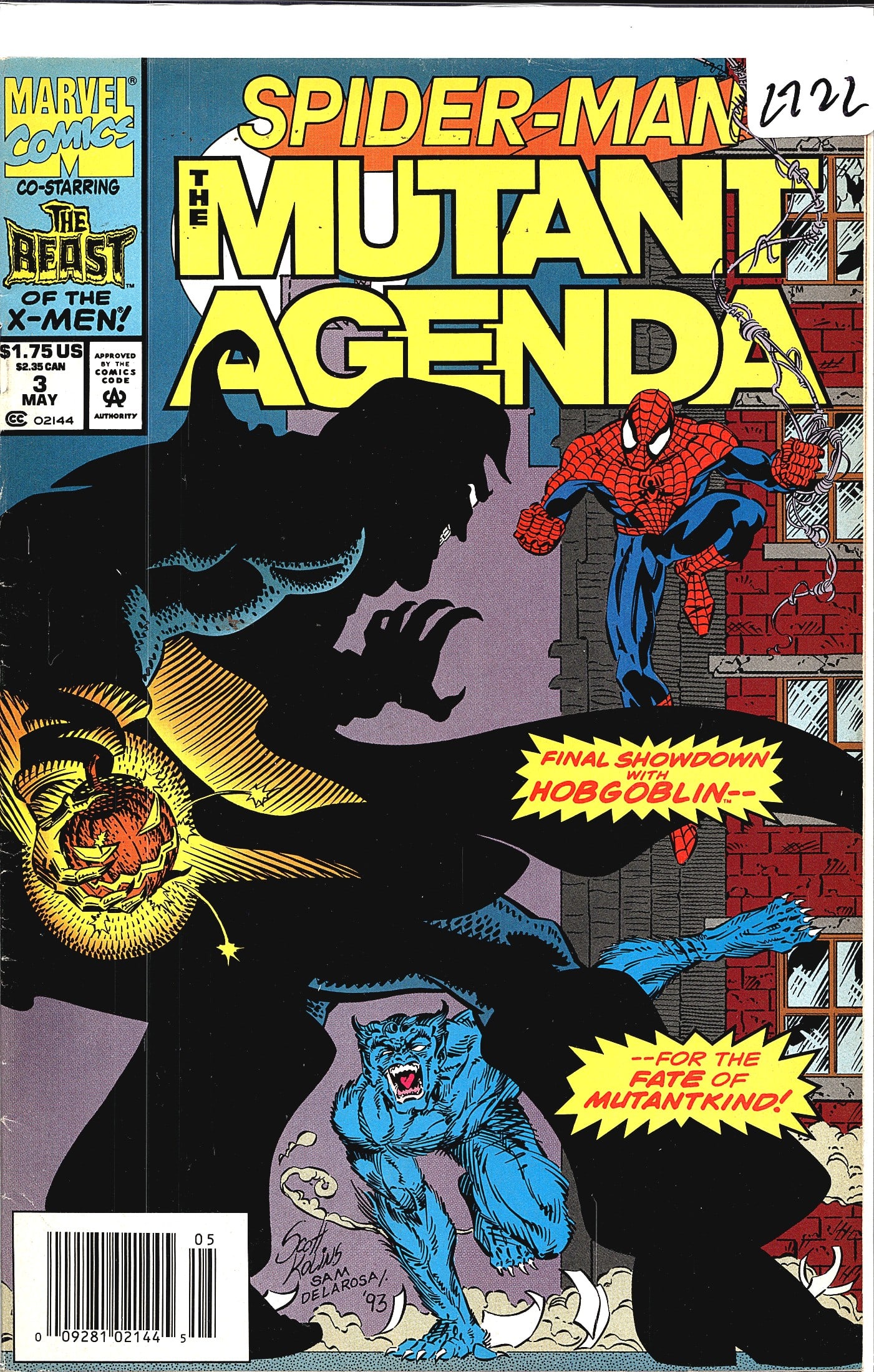 1994 Marvel Spider-Man The Mutant Agenda #3 Comic (1 of 1)
