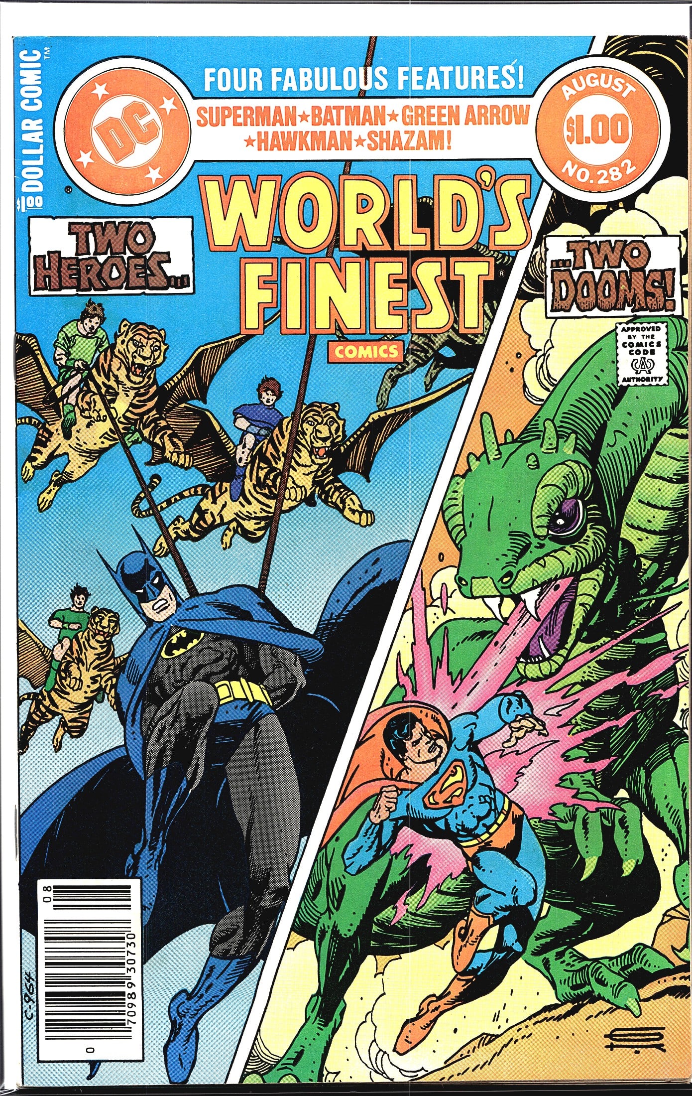 DC Comics World's Finest Comics #282 August 1982 (1 of 1)
