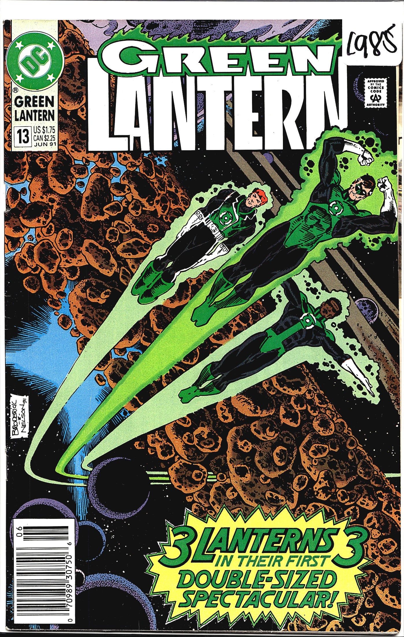 1991 DC Comics Green Lantern 3rd Series #13 Comic (1 of 1)