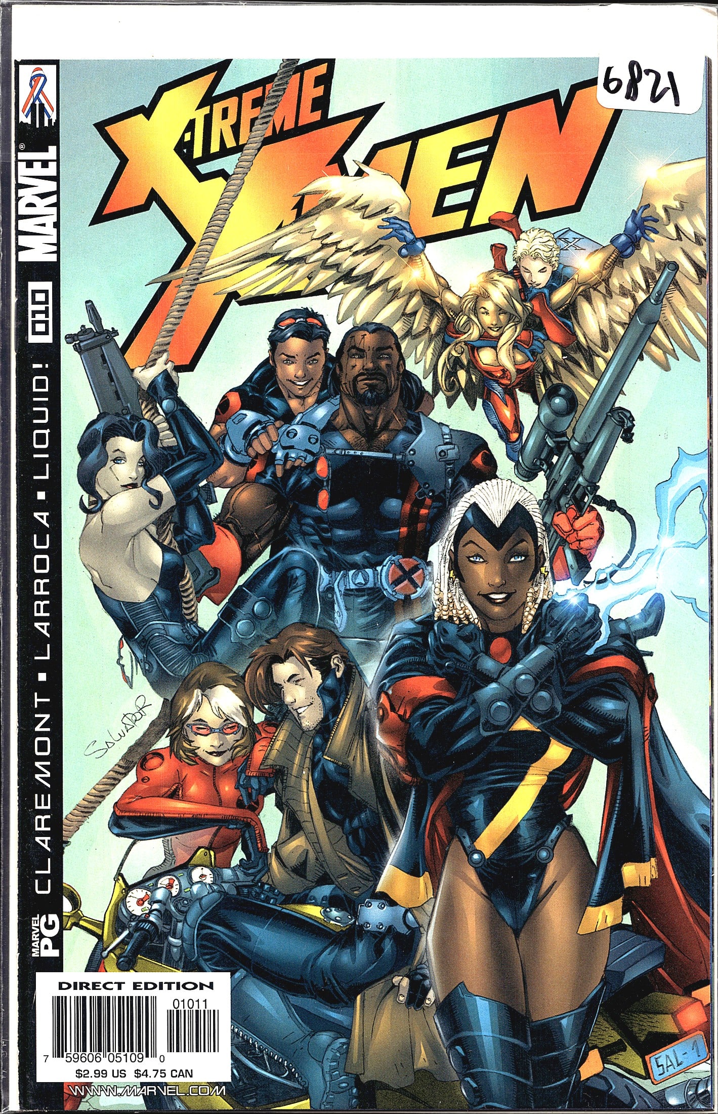 2001 Marvel X-Treme X-Men #10 Comic Book (1 of 1)