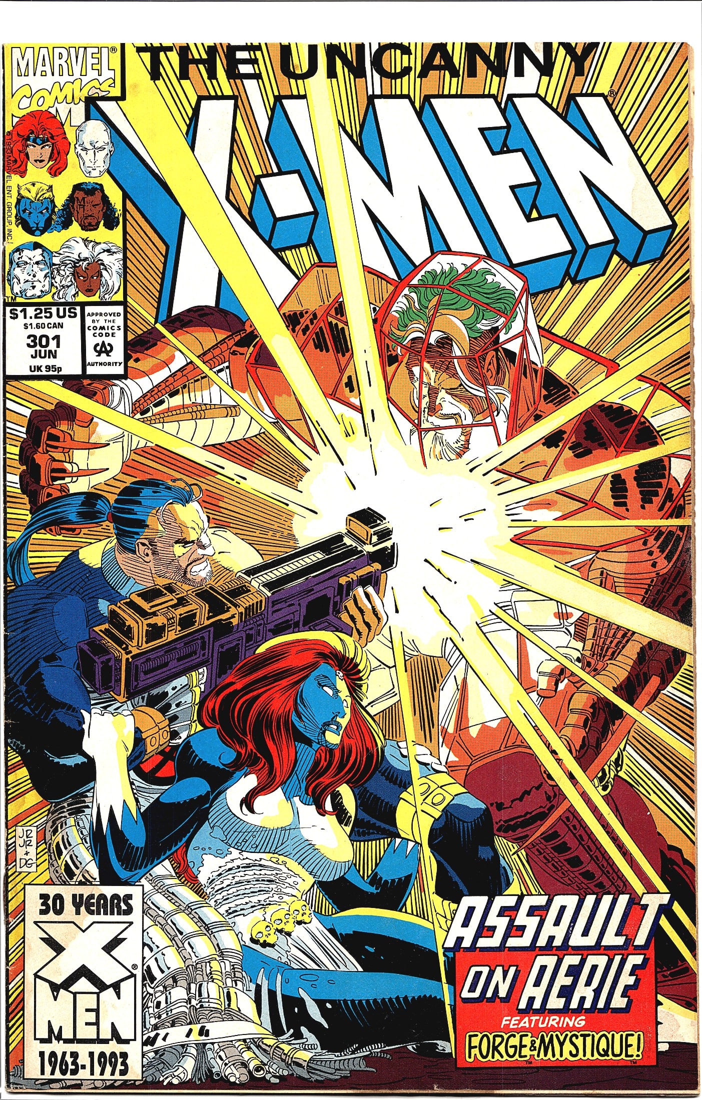1993 Marvel Uncanny X-Men #301 1st Full App Siena (1 of 1)