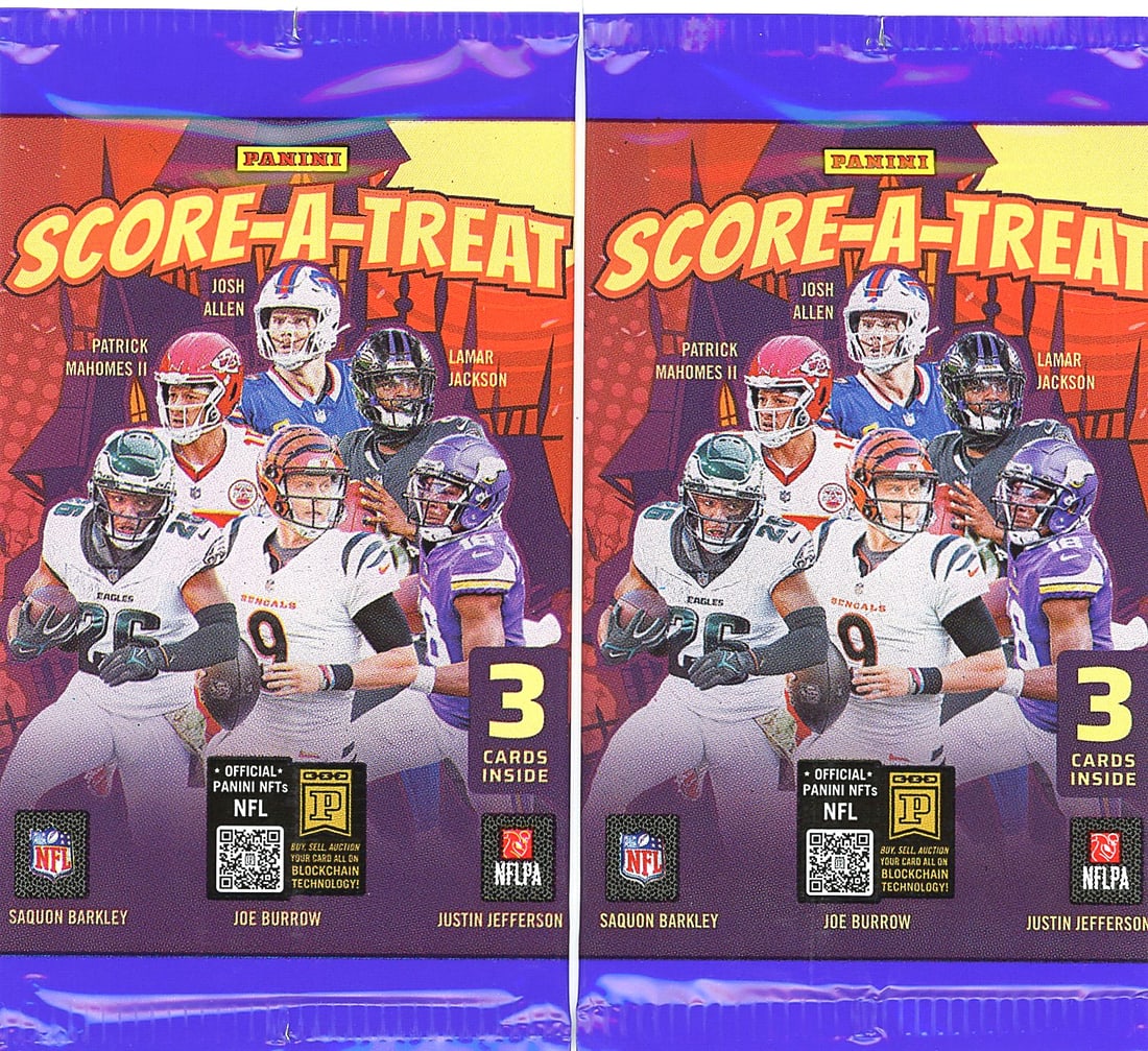 2023-2025 Panini Score-A-Treat Football Pack Maho (1 of 1)