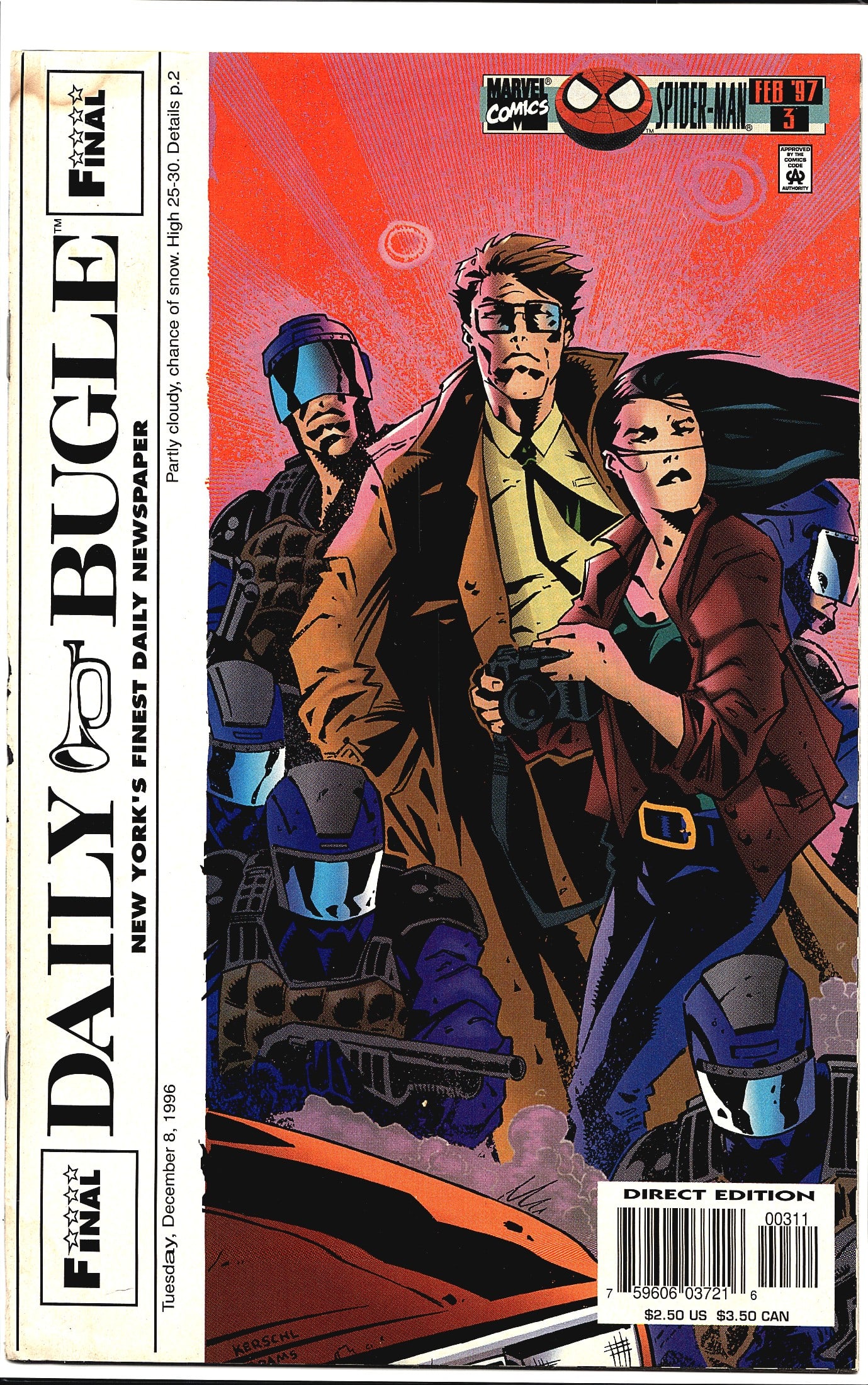 1997 Marvel Comics Daily Bugle #3 Spider-Man Univ (1 of 1)