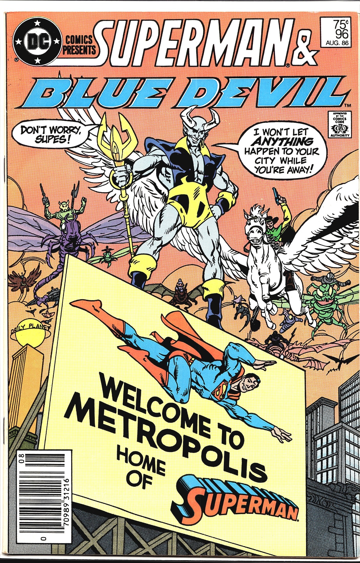 DC Comics Presents 1986 #96 Superman Blue Devil C (1 of 1)