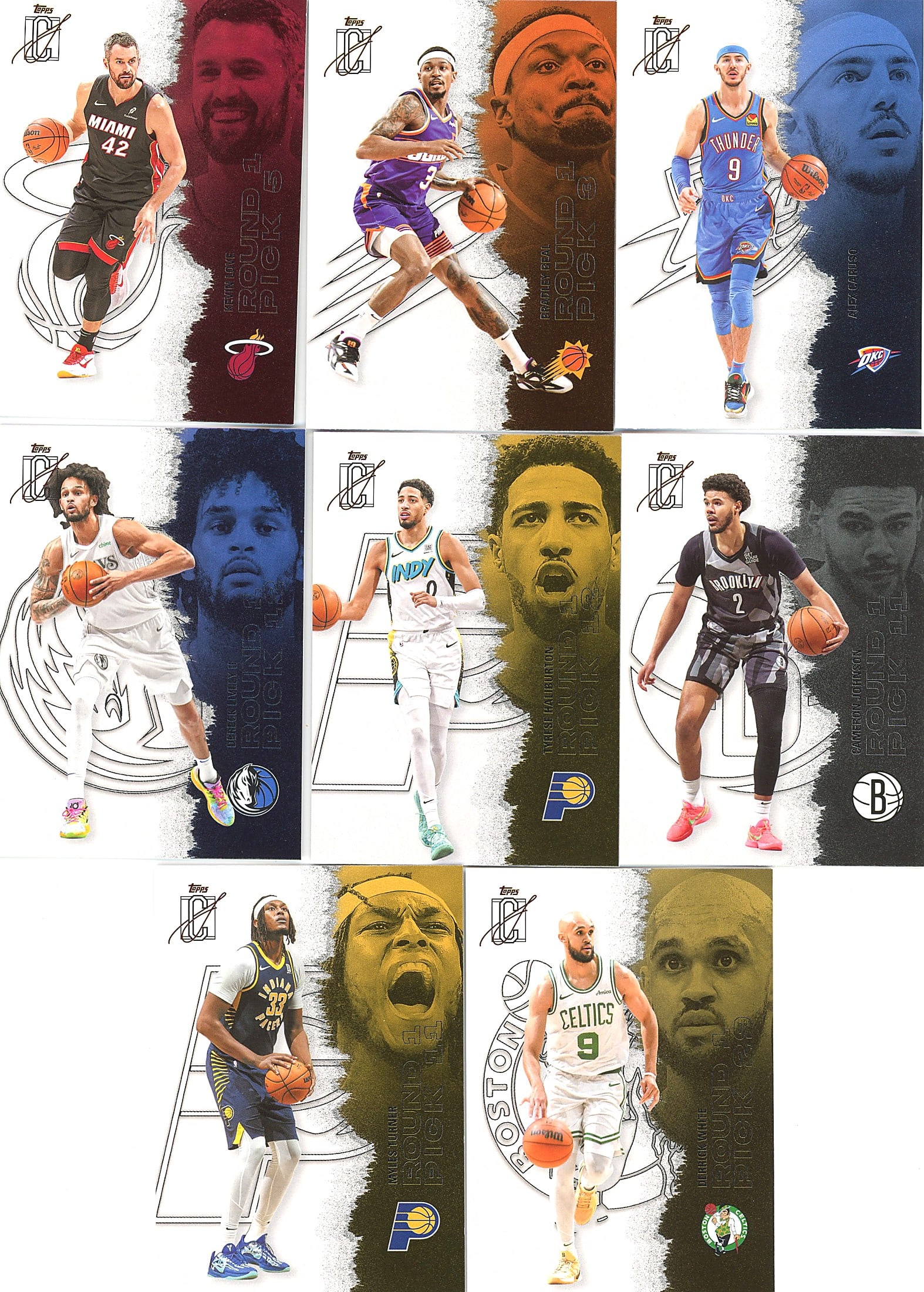 8-Card Lot Modern Basketball Sports Cards Topps C (1 of 1)