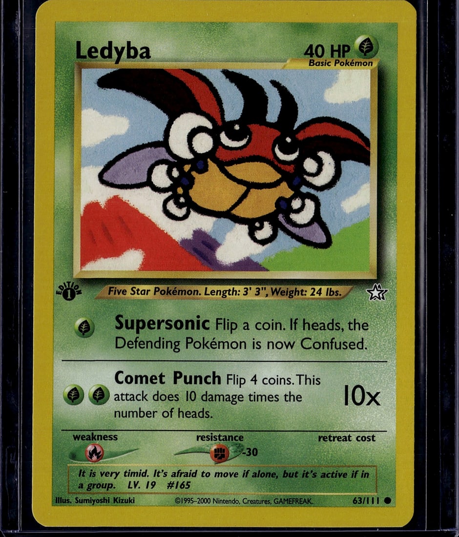 2000 Wizards of the Coast Neo Genesis Ledyba 63/1 (1 of 1)