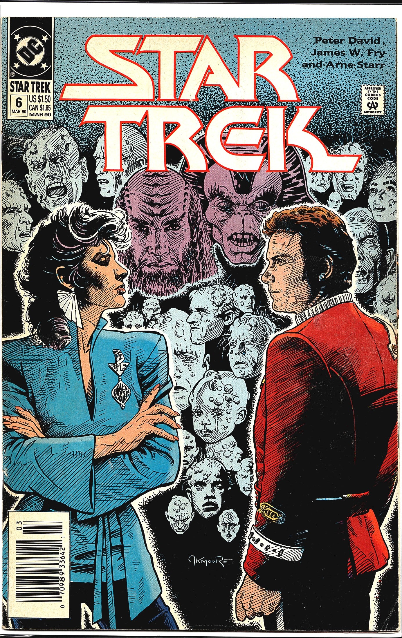 1990 DC Star Trek 2nd Series #6 Comic Card (1 of 1)