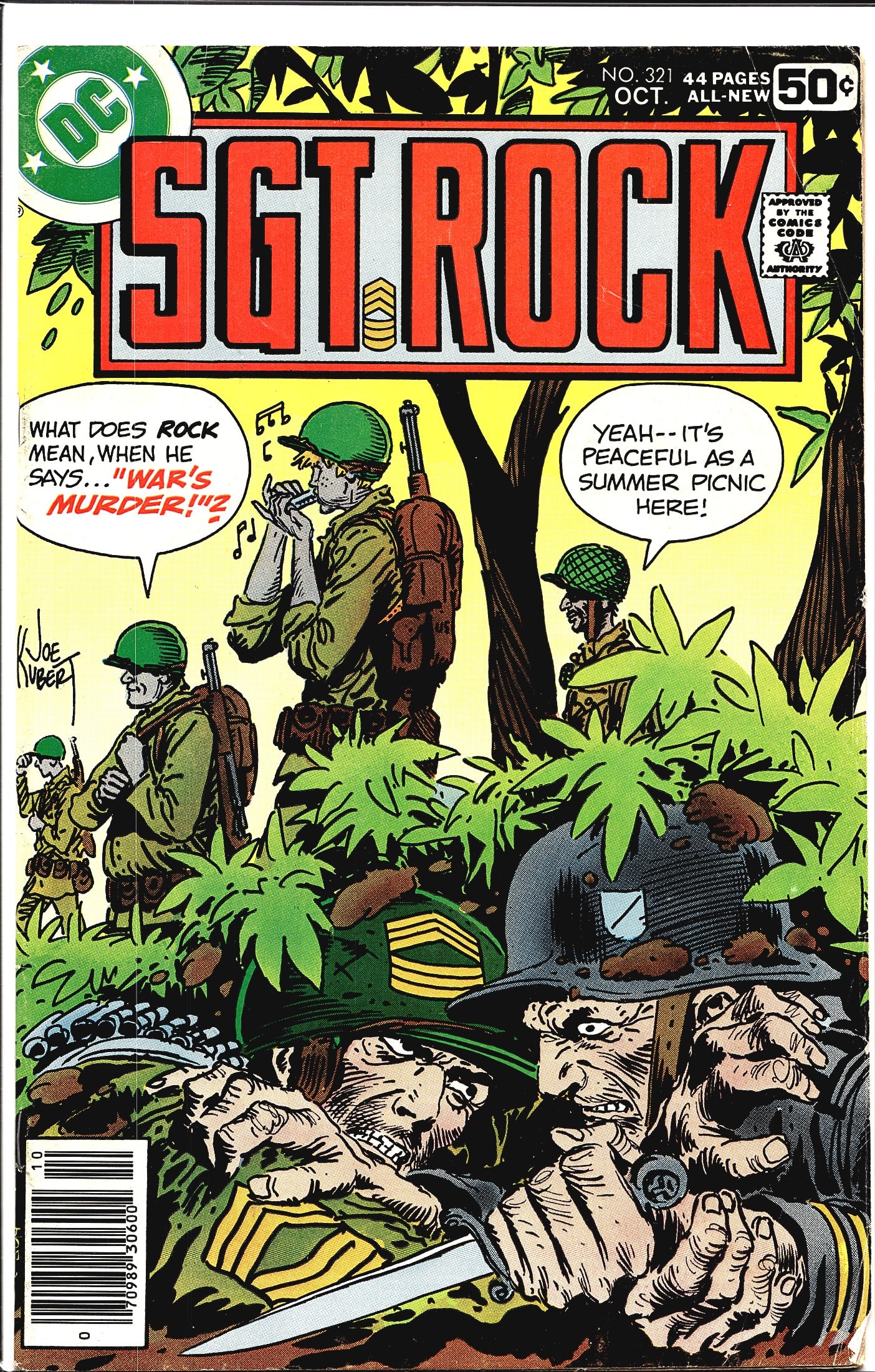 1978 DC Sgt. Rock #321 Newsstand Comic Book (1 of 1)