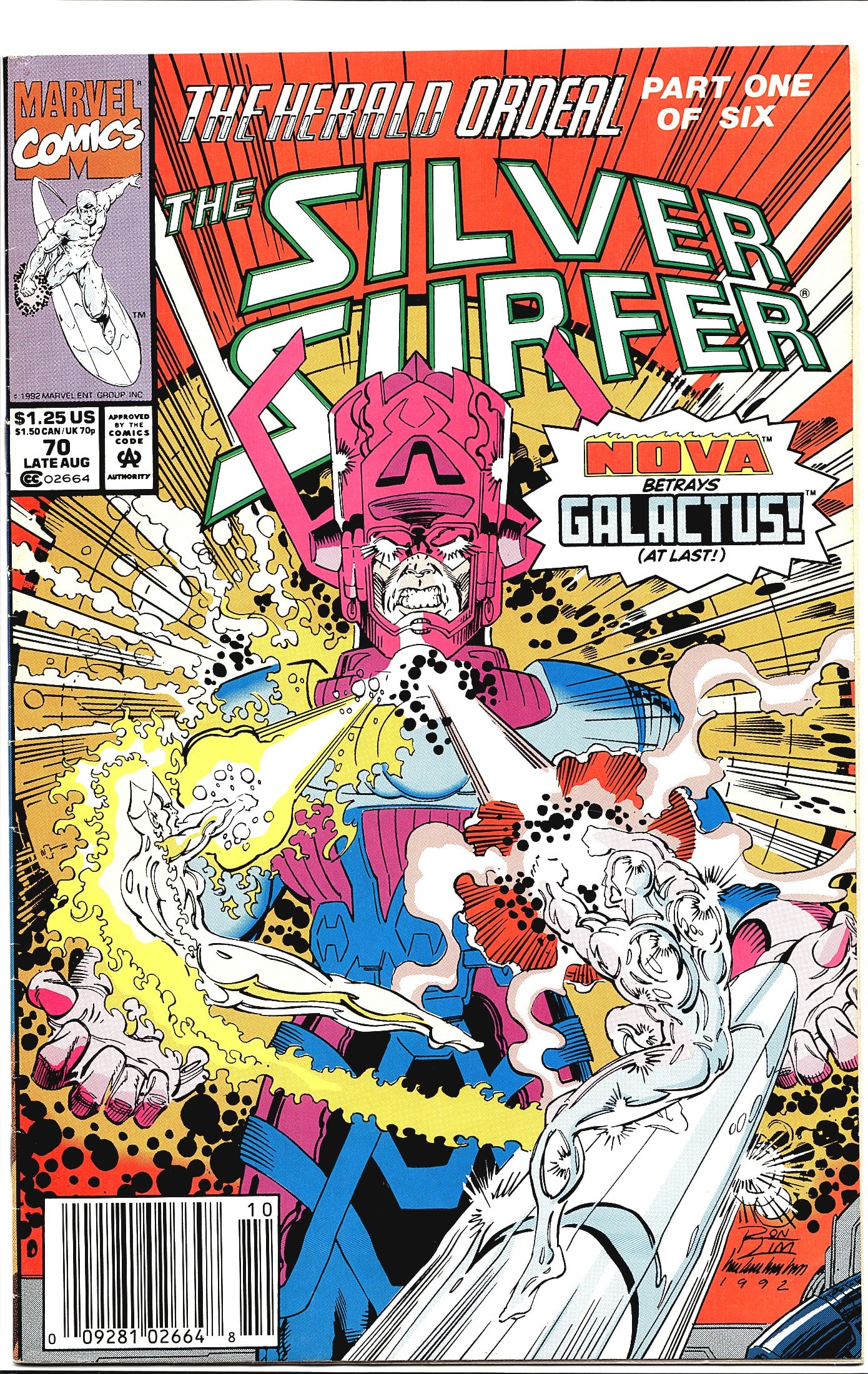 1992 Marvel Silver Surfer Vol. 3 #70 Comic Silver (1 of 1)