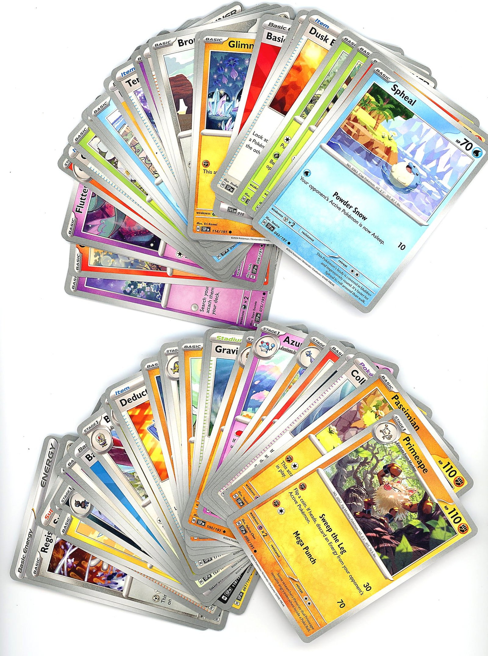 Large Lot Pokemon Raw Singles Cards Modern Mix Bu (1 of 1)