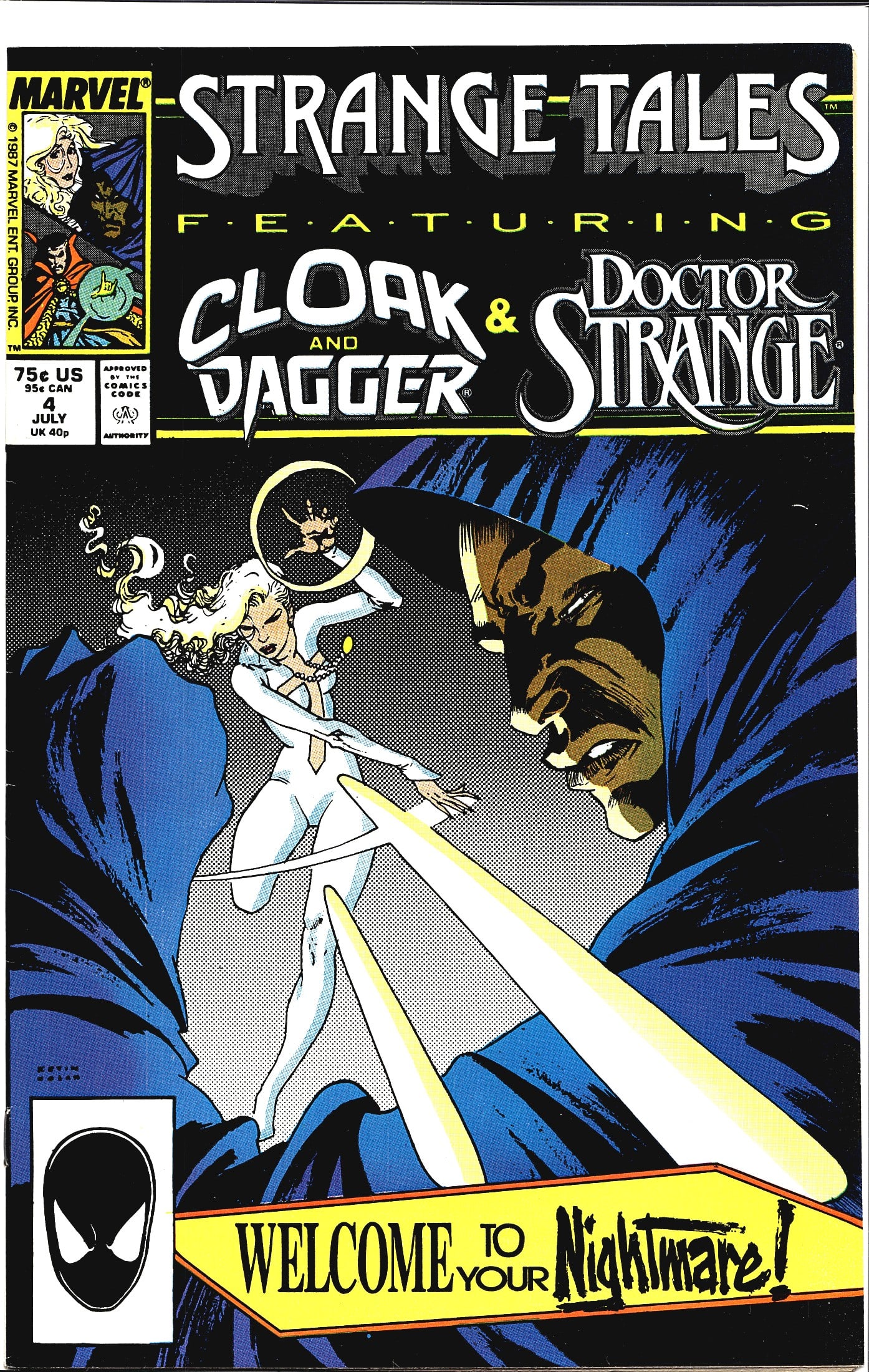 1987 Marvel Strange Tales #4 Cloak & Dagger Docto (1 of 1)