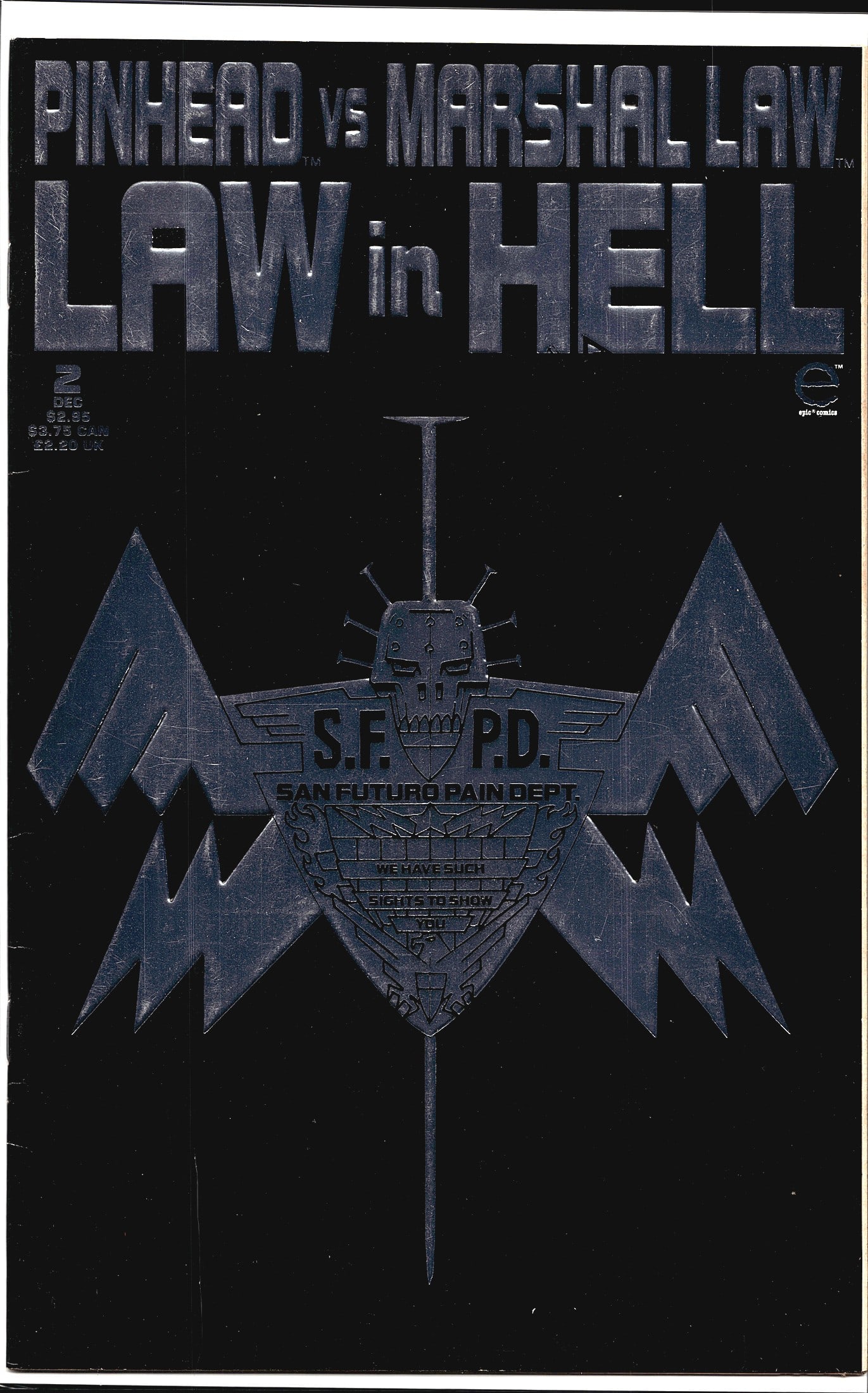 1993 Epic Comics Pinhead vs Marshal Law #2 Emboss (1 of 1)