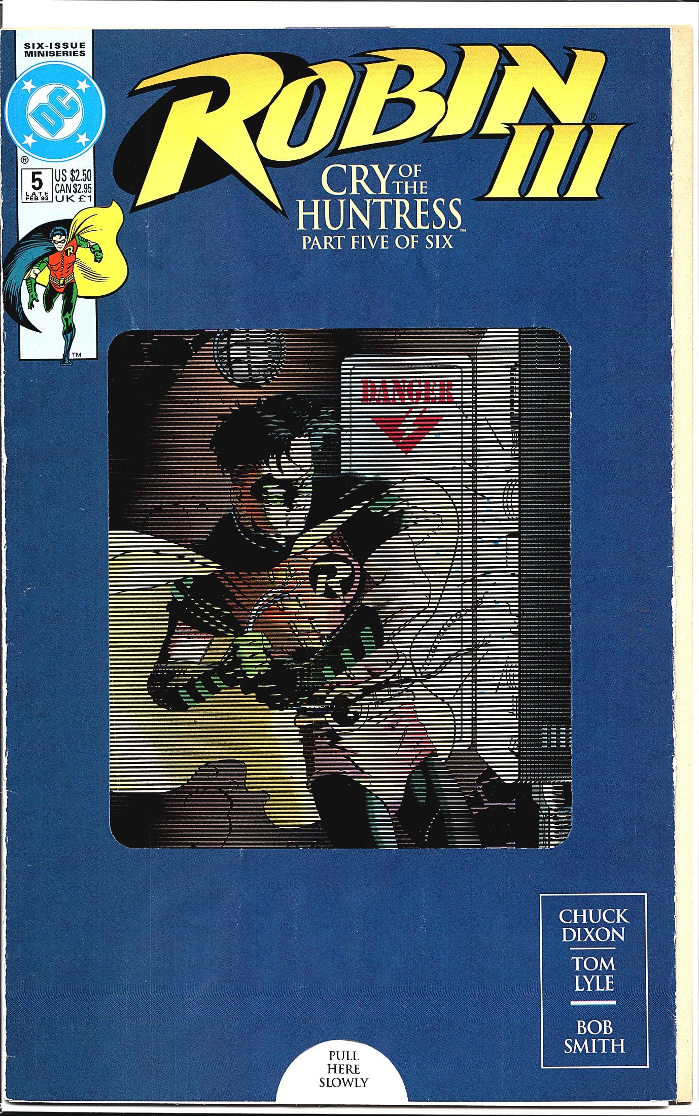 1992 DC Comics Robin III Cry of the Huntress #5 M: Robin III: Cry of the Huntress #5 (Part Five of Six) published by DC Comics, dated February 1993. This is issue five of a six-issue miniseries featuring Robin and the Huntress. The cover art appears t