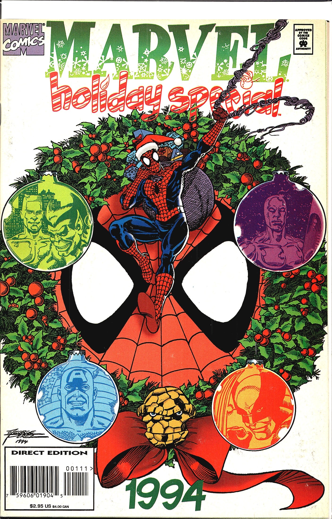 1994 Marvel Comics Holiday Special #1 Comic Book (1 of 1)