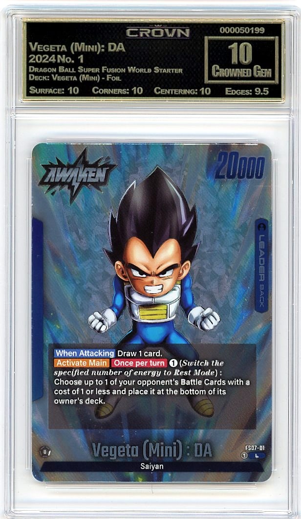 2024 Vegeta Mini Foil #1 Dragon Ball Super Fusion (1 of 1)