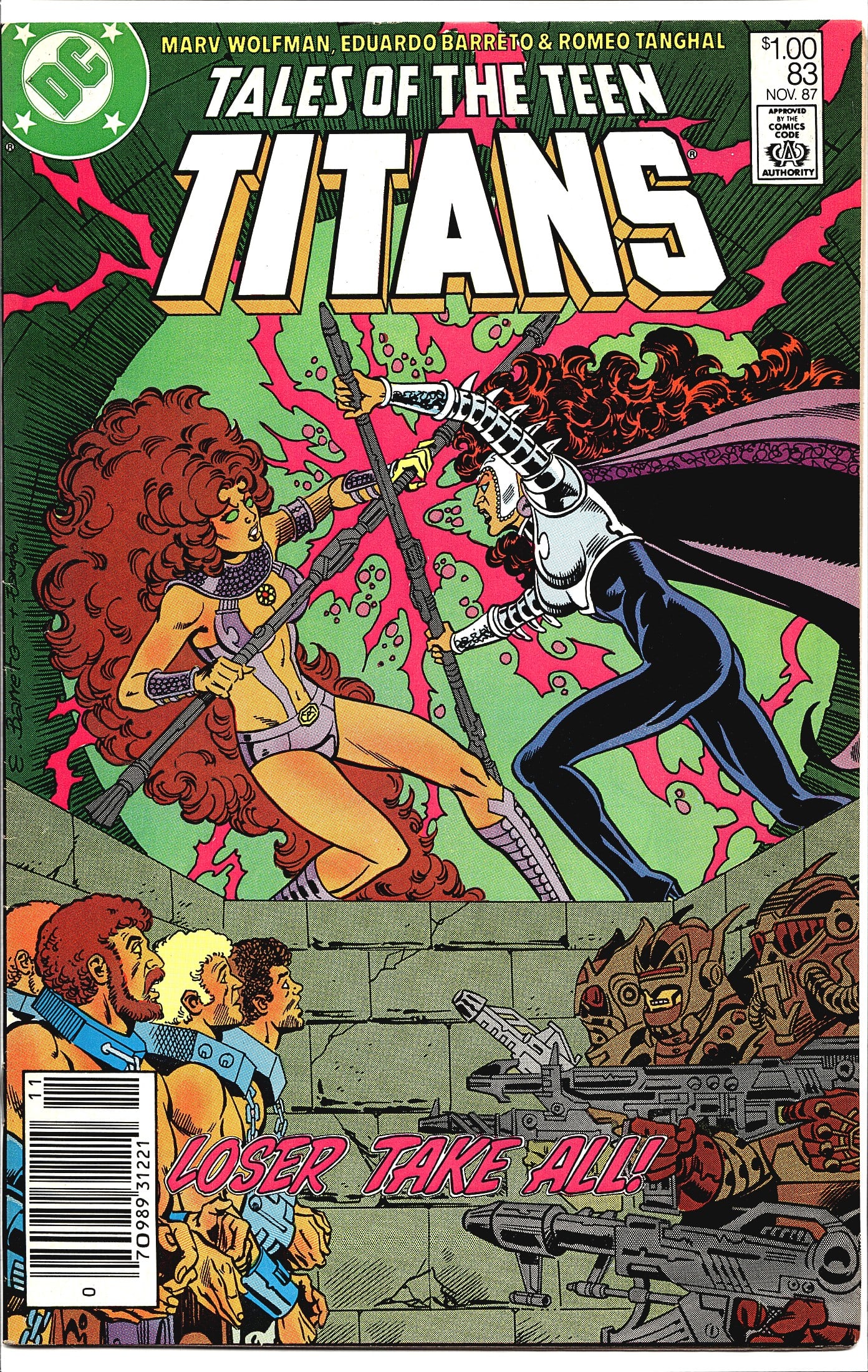 1987 DC Tales of the Teen Titans #83 Newsstand Co (1 of 1)