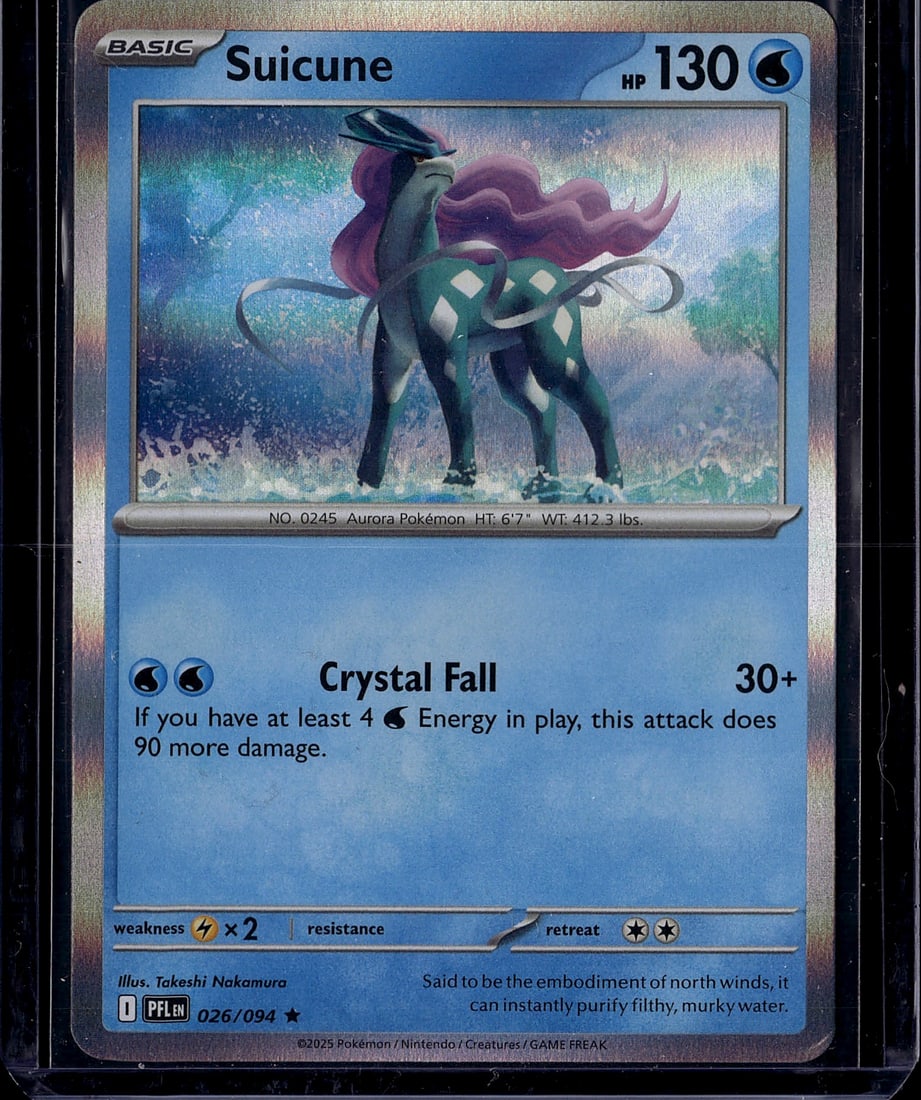Suicune 026/094 Pokemon Scarlet & Violet Basic Wa (1 of 1)