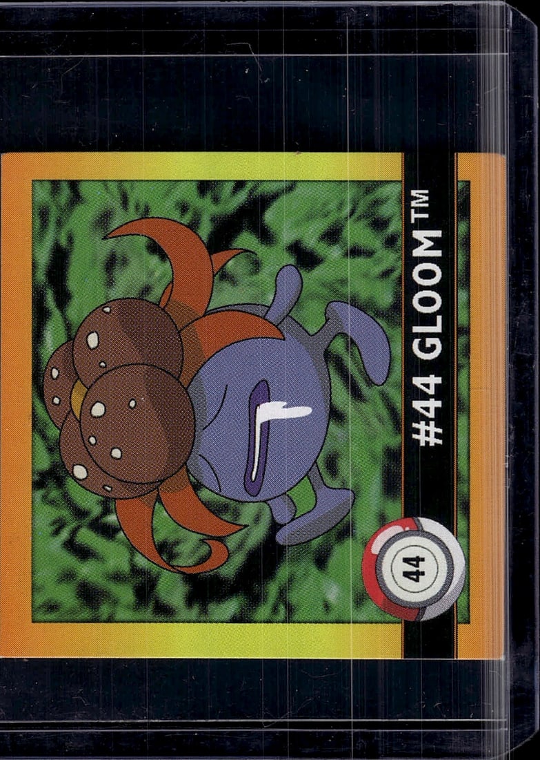 1999 Wizards of the Coast Jungle Gloom 37/64: Gloom is a Stage 1 Grass-type Pokemon card from the 1999 Jungle expansion, card #37/64, published by Wizards of the Coast. It is an Uncommon card illustrated by Keiji Kinebuchi with 60 HP. Base Set