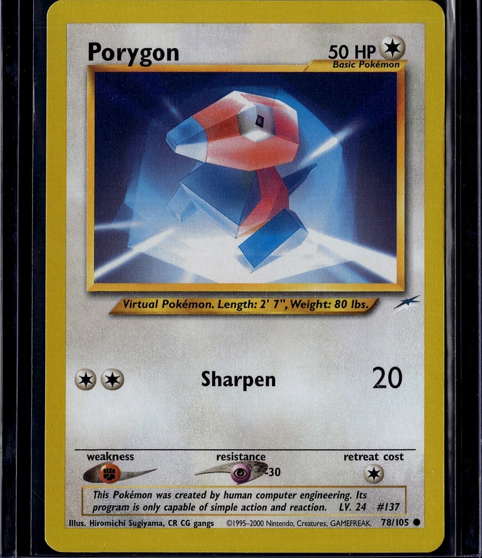 1999 Wizards of the Coast Base Set Porygon (1 of 1)