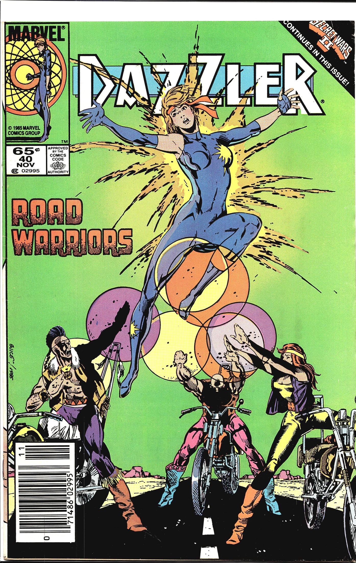 Marvel Dazzler 1985 #40 Comic Book