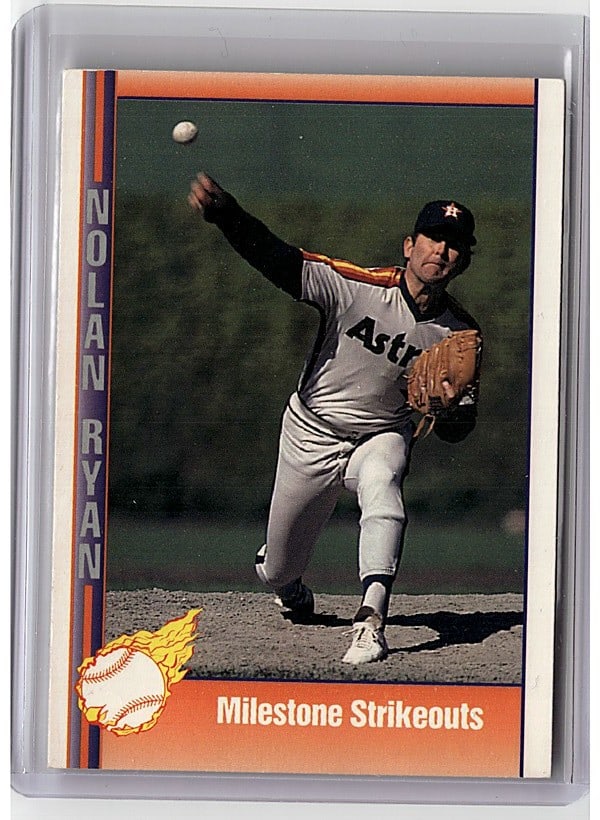 1991 Topps Milestone Strikeouts #49 Nolan Ryan (1 of 1)