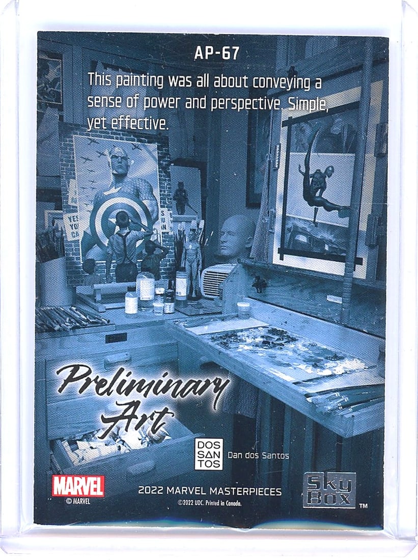 2022 Marvel Masterpieces Juggernaut Preliminary - 2