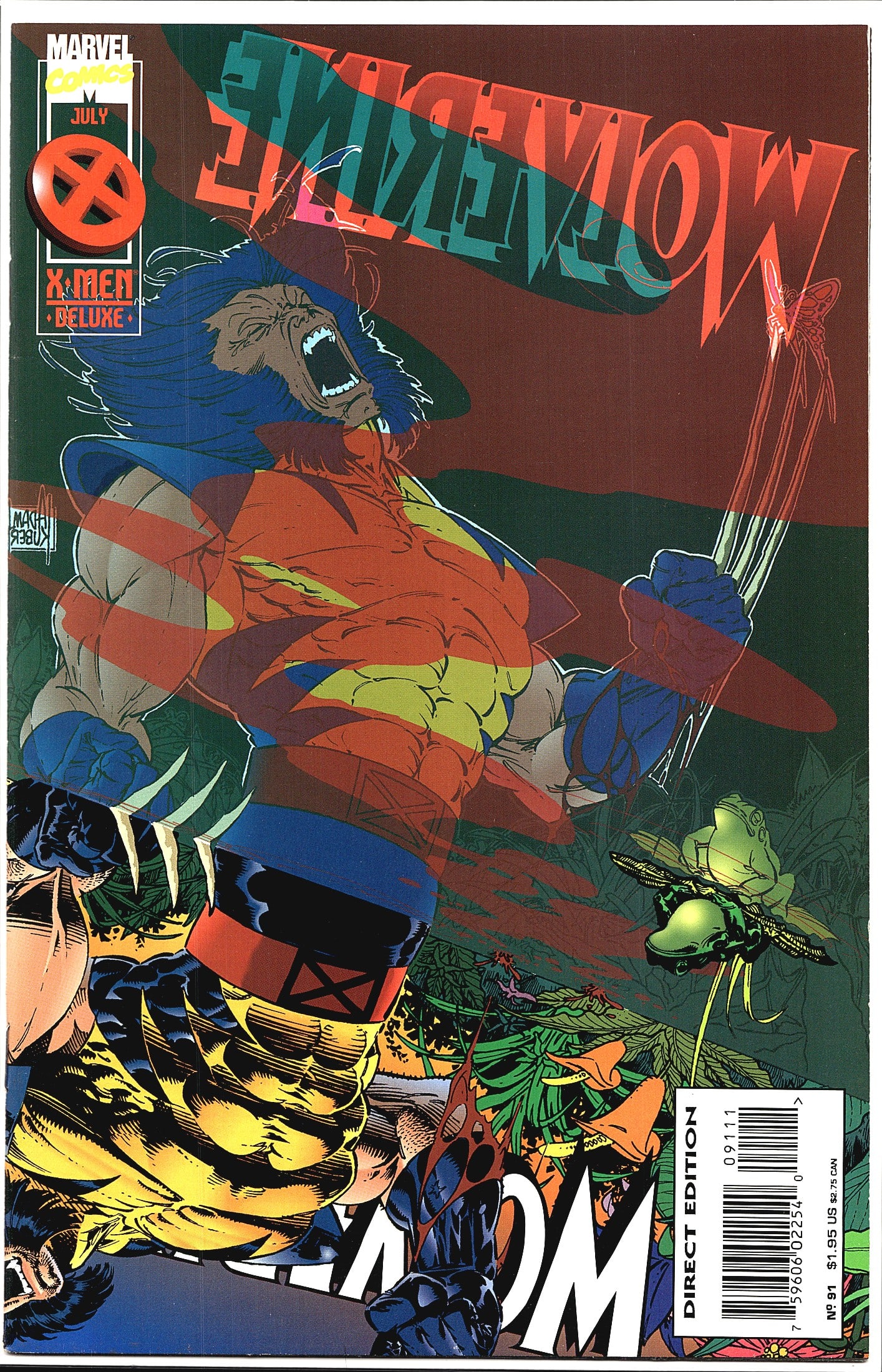 1995 Marvel Wolverine #91 Newsstand Comic Book (1 of 1)