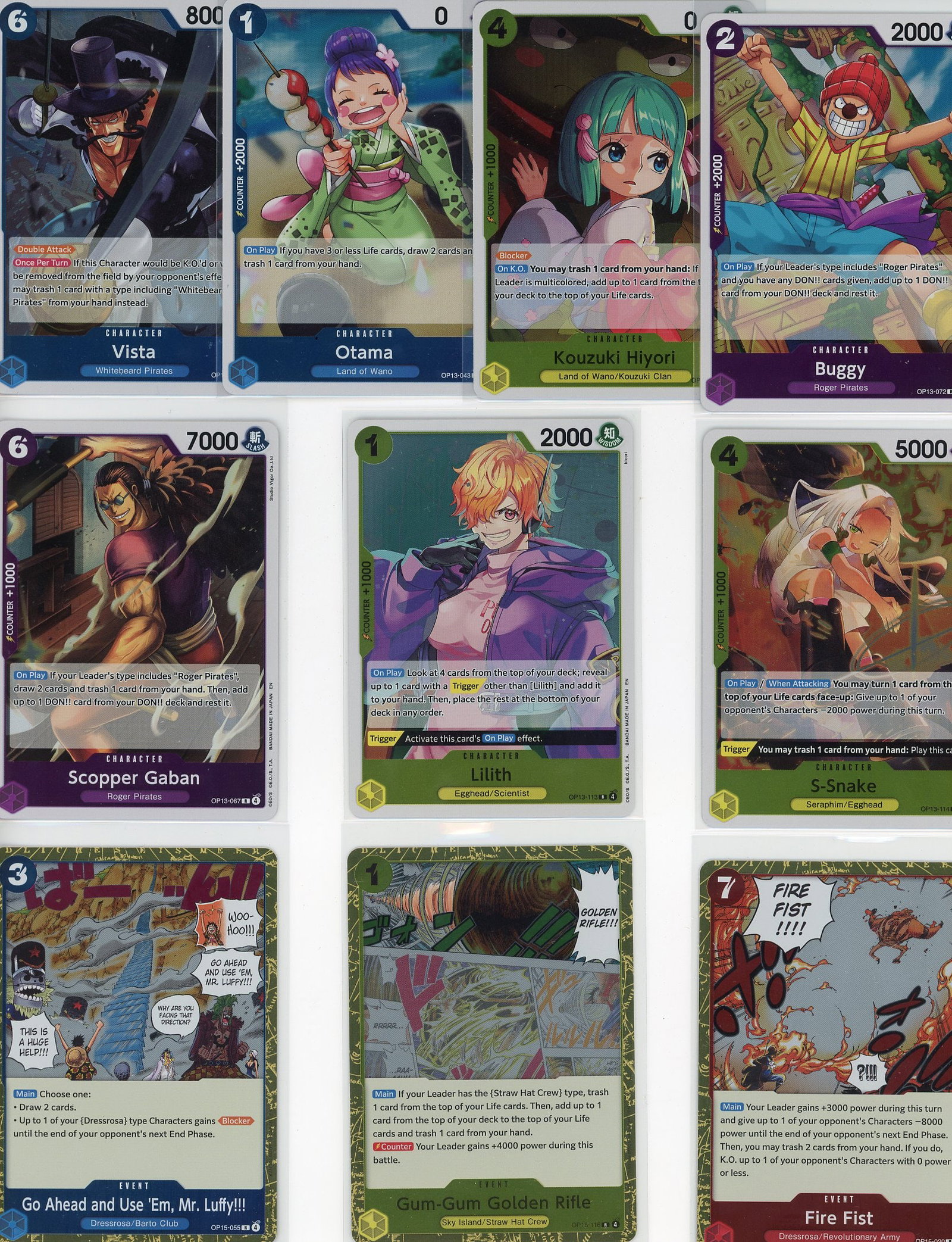 Lot of 10 One Piece Foil Cards - Vista, Otama (1 of 1)