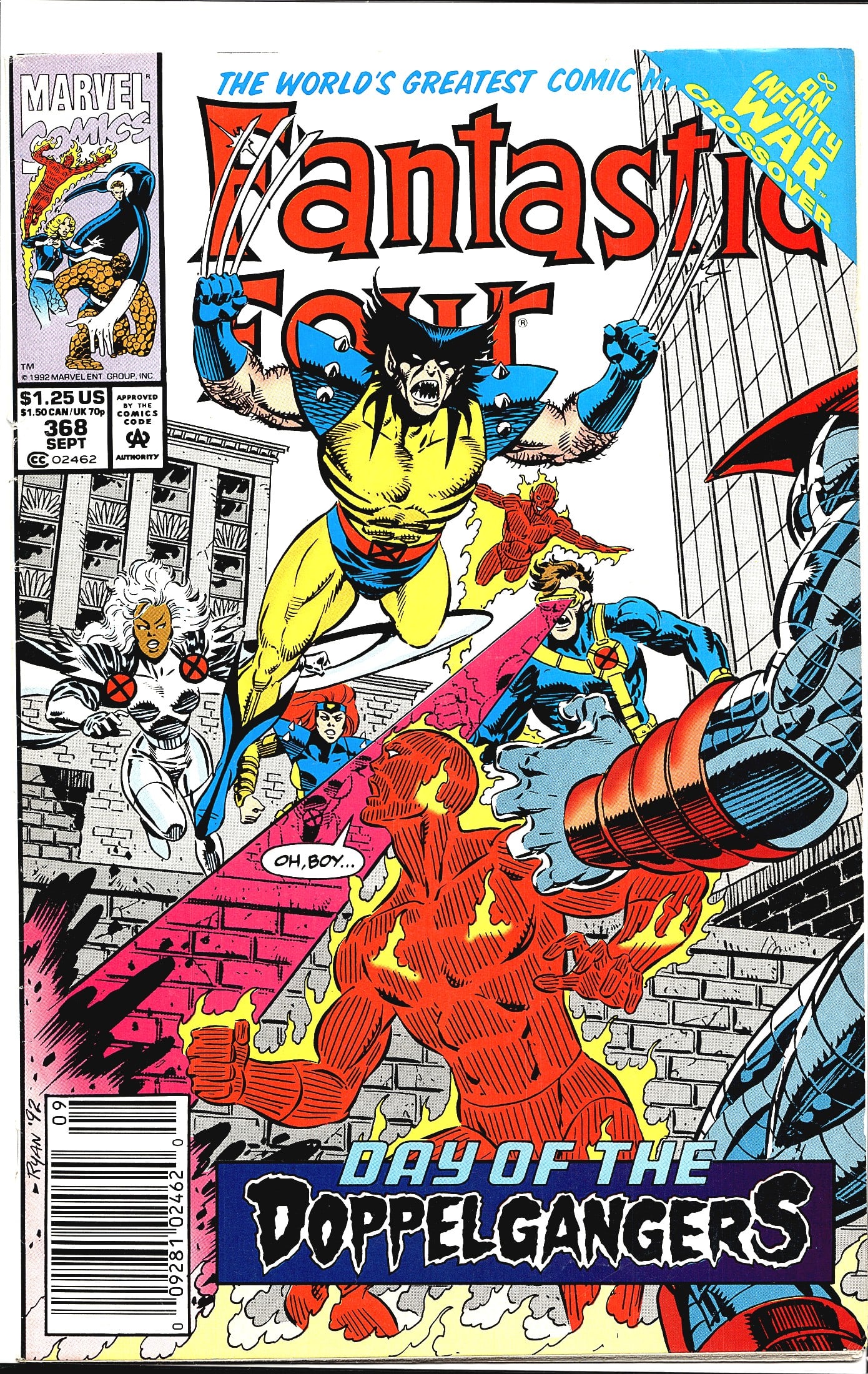 1992 Marvel Fantastic Four #368 Day of the (1 of 1)