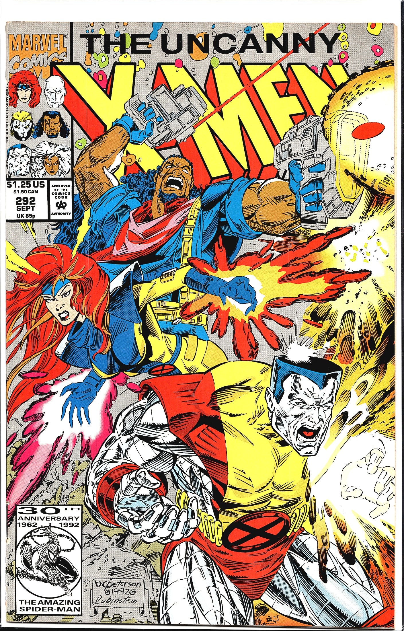 Uncanny X-Men #292 Marvel Comics Sept 1992 (1 of 1)