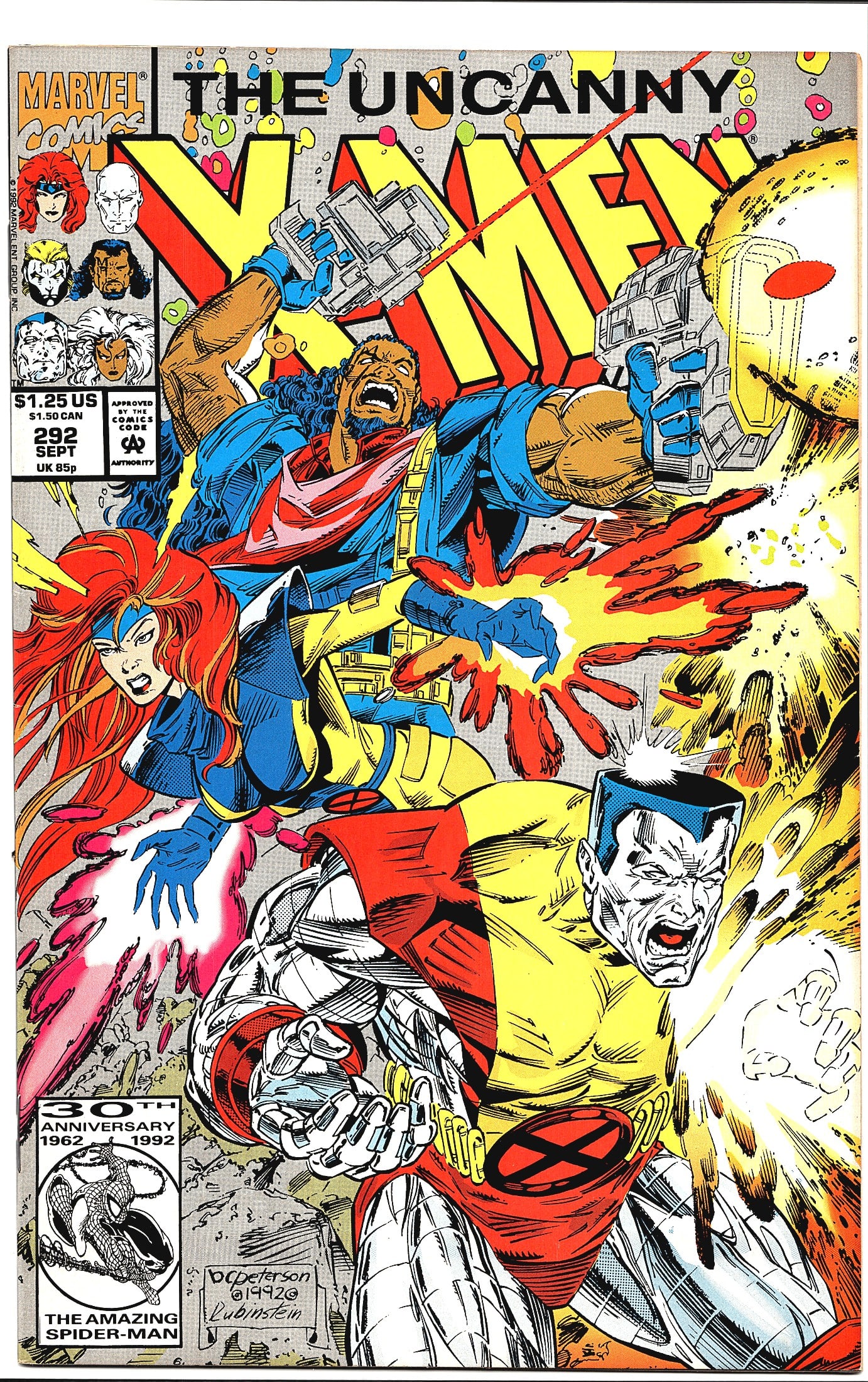 1992 Marvel Comics The Uncanny X-Men #292 Comic (1 of 1)