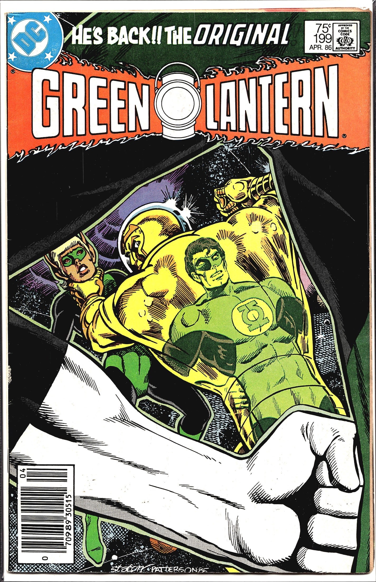 1986 DC Comics Green Lantern #199 Comic Book (1 of 1)
