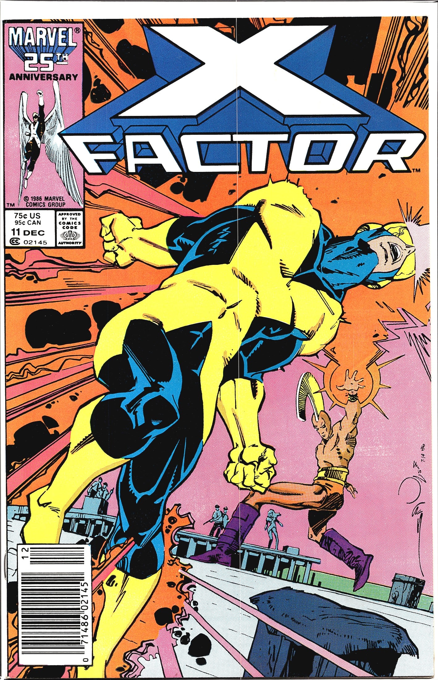 1986 Marvel X-Factor #11 Newsstand Comic Book (1 of 1)