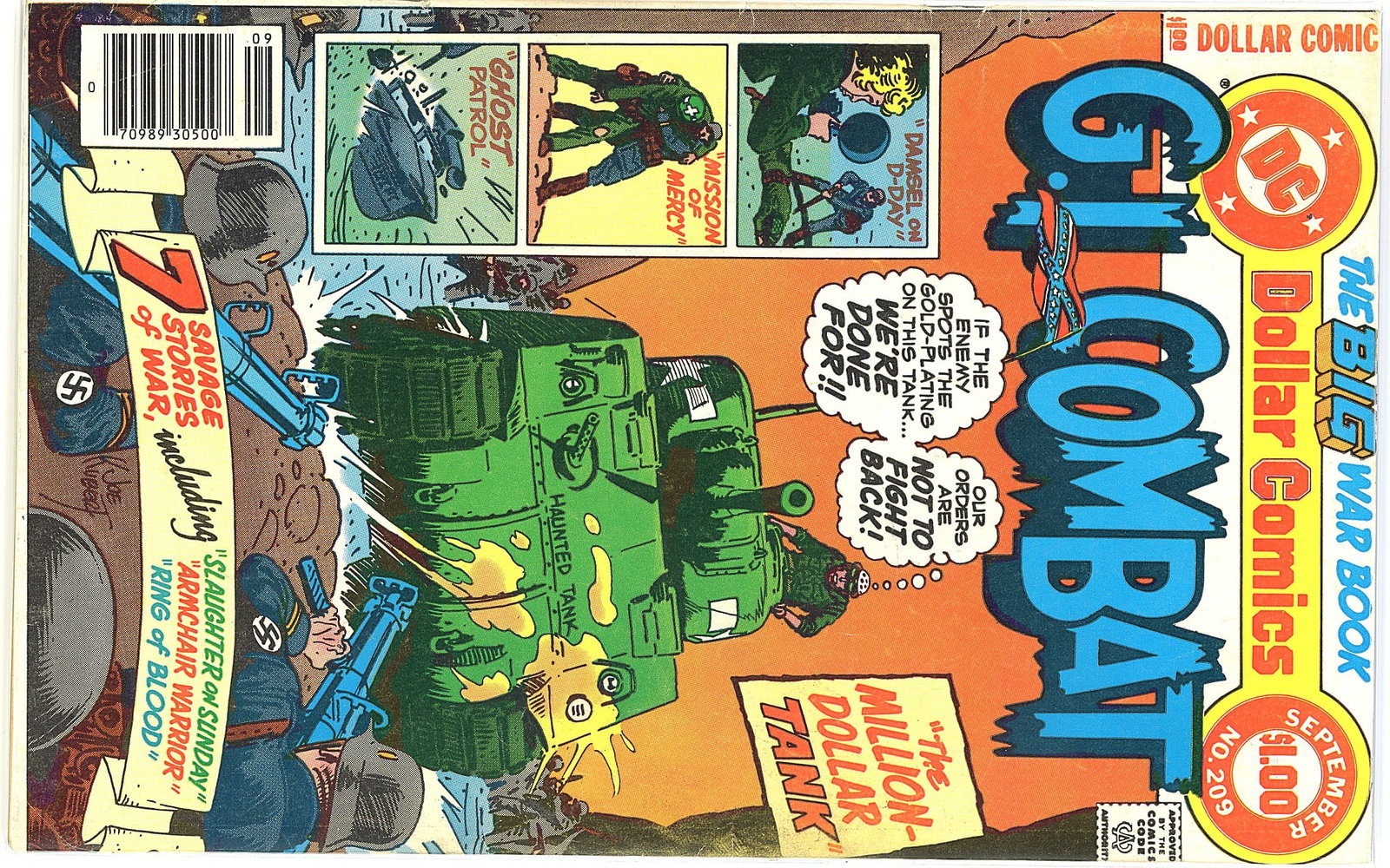 G.I. Combat 209 1978 DC Comics Comic Book Issue (1 of 1)