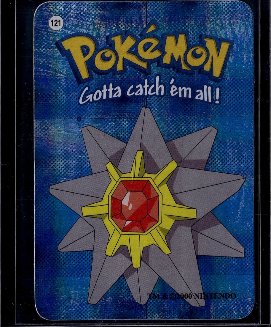 Pokemon Card #121 Base Set 2000 Nintendo TCG: This is a vintage Pokemon Trading Card Game card #121 from the Base Set era, produced by Nintendo in 2000. The card features the iconic Pokemon design with the classic "Gotta catch 'em all!" slogan
