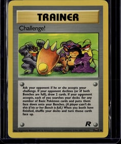 Challenge! Trainer Pokemon Base Set Card 74/102