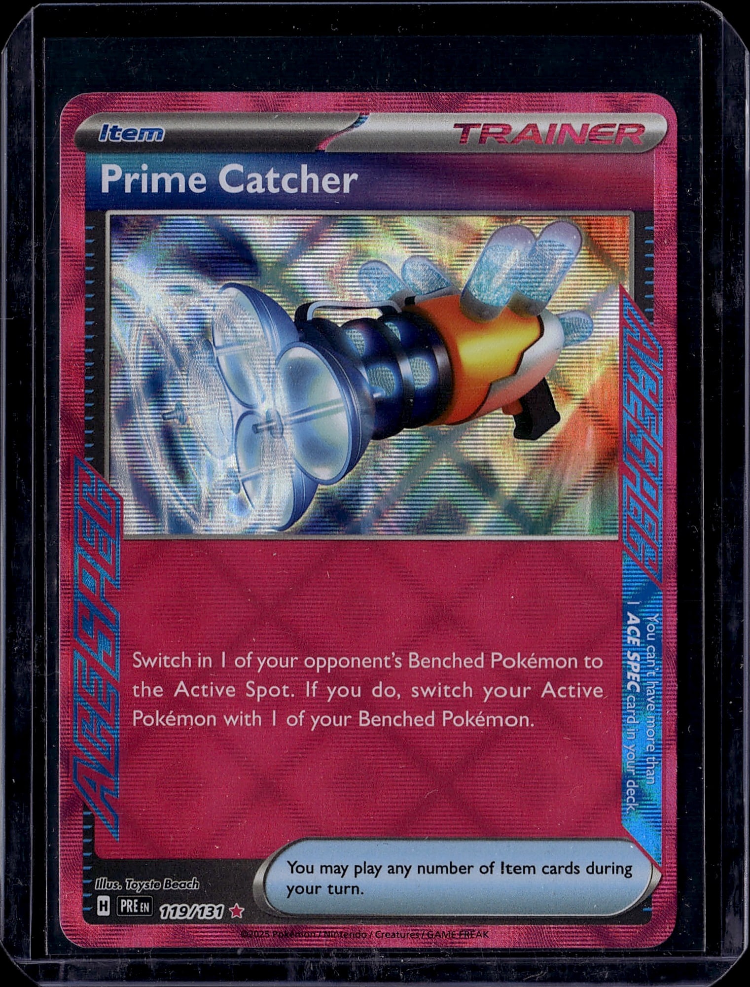 Prime Catcher Trainer Card 119/131 Pokemon Sword (1 of 1)