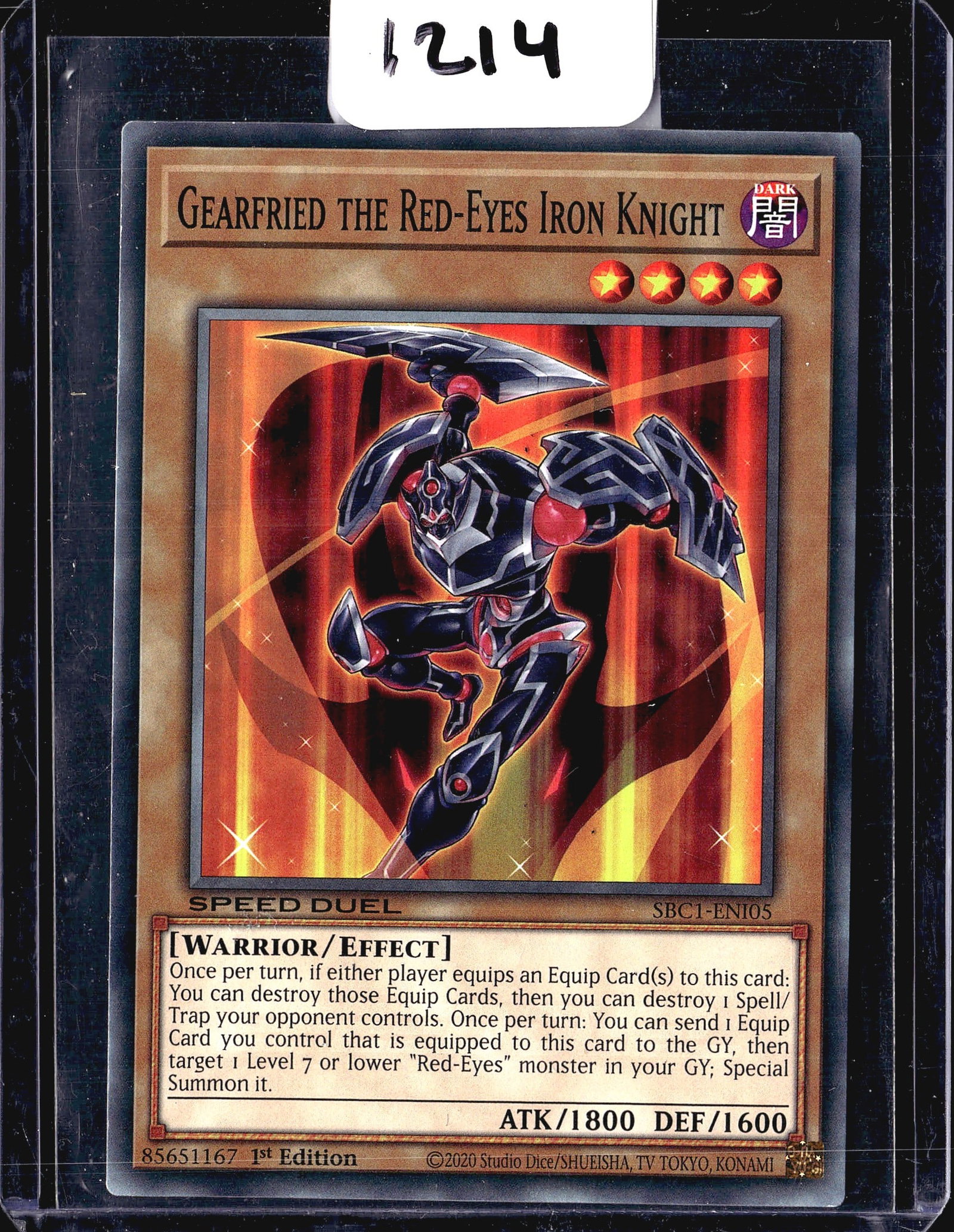 2020 Konami Speed Duel Streets of Battle City (1 of 1)