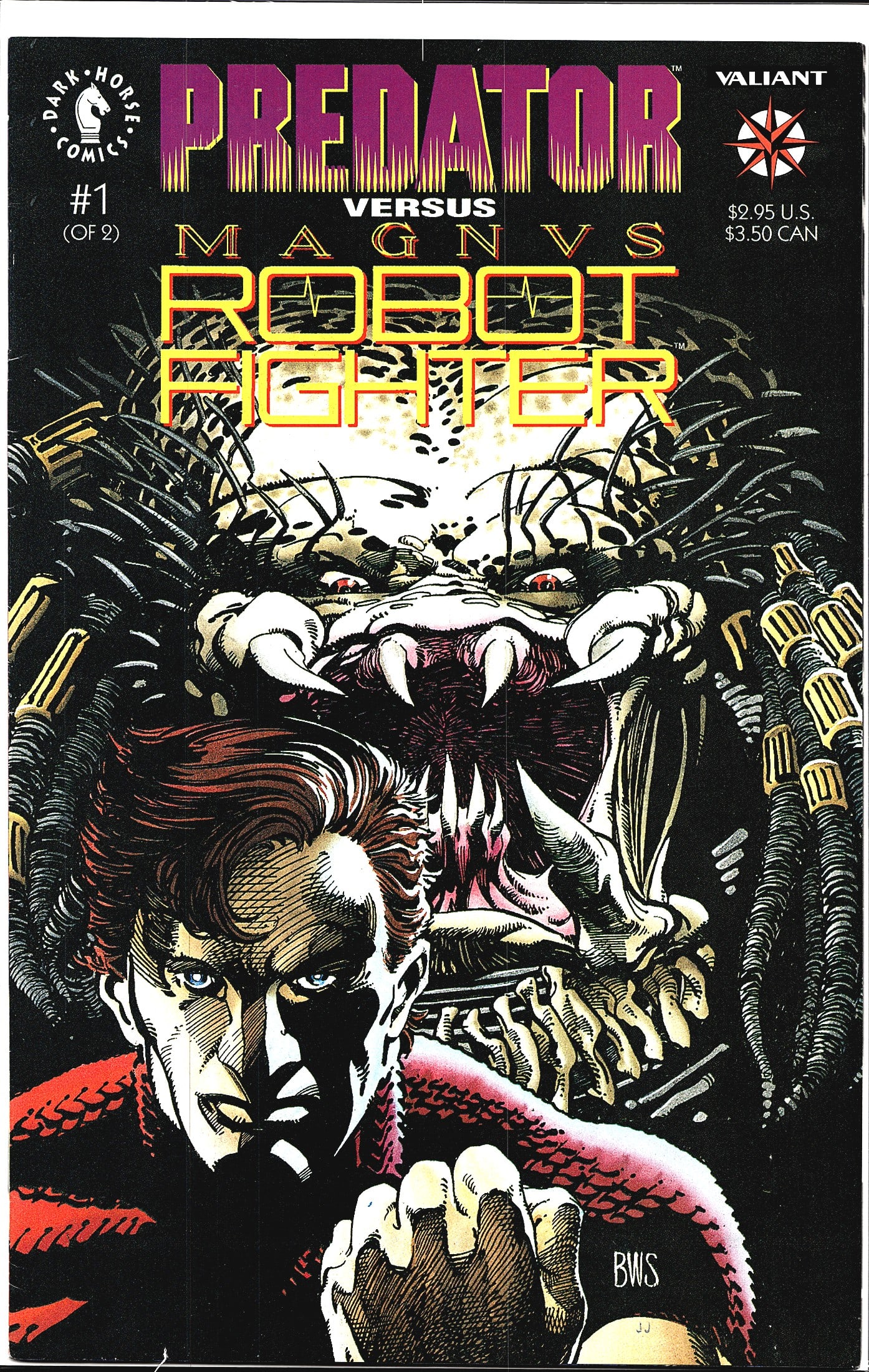 1992 Valiant Predator vs. Magnus Robot Fighter (1 of 1)