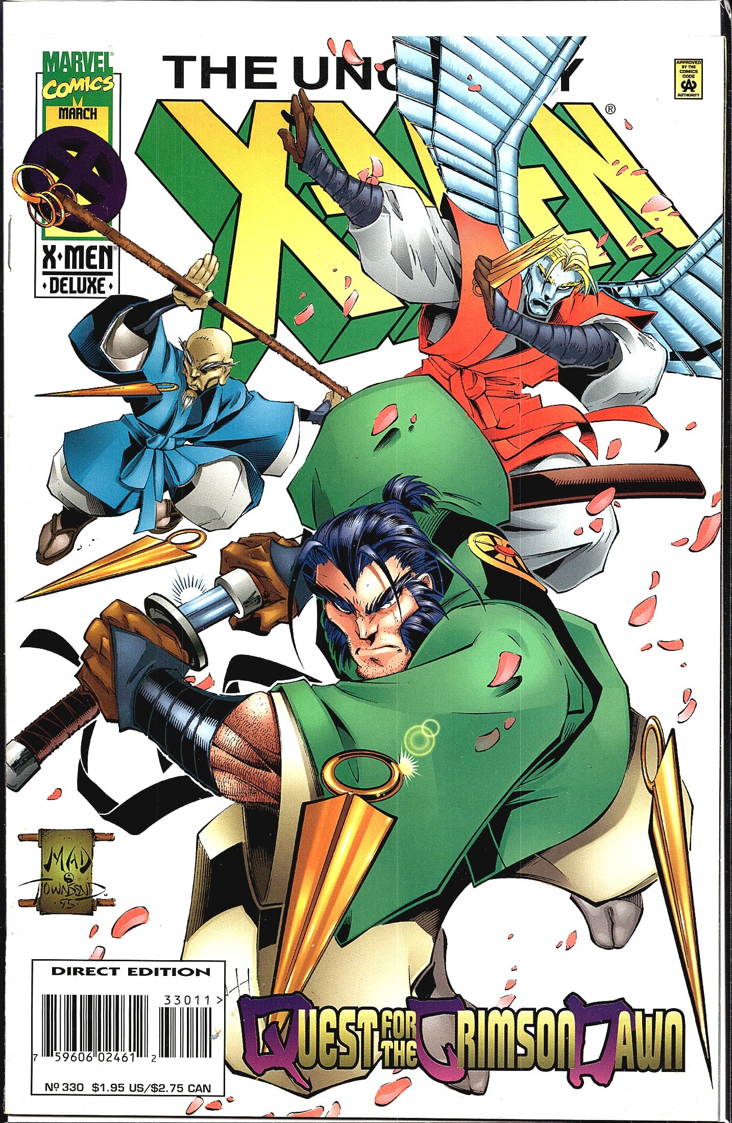 Uncanny X-Men #330 Marvel 1996 Quest for the (1 of 1)