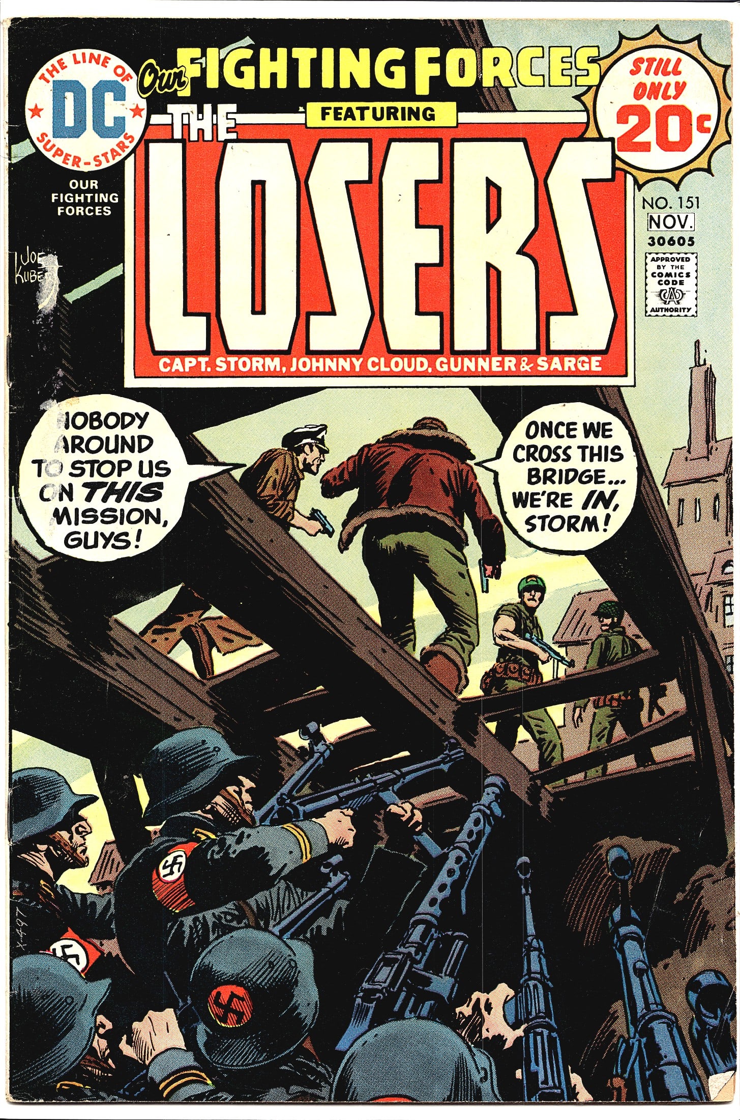 1974 DC Comics Our Fighting Forces #151 Comic (1 of 1)