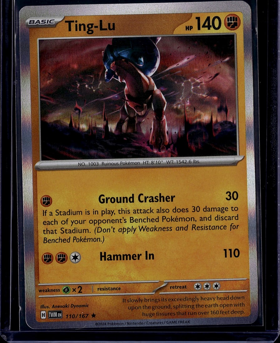 Ting-Lu 110/167 Twilight Masquerade Pokemon Card (1 of 1)