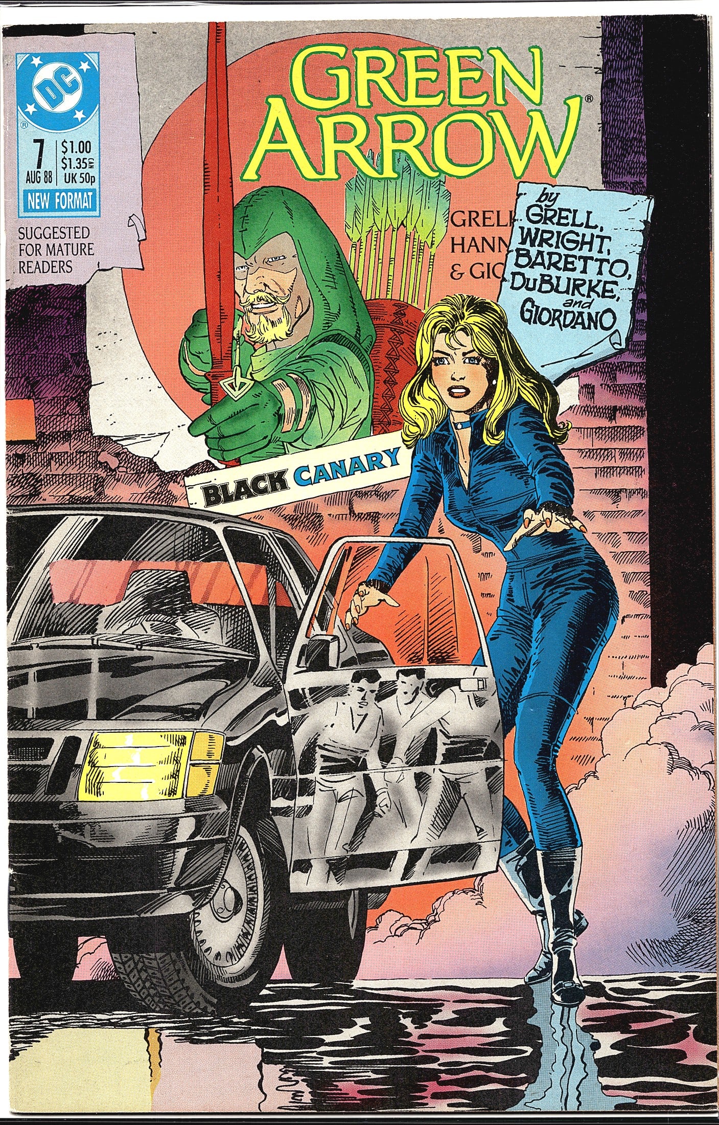 1988 DC Green Arrow #7 Comic Book